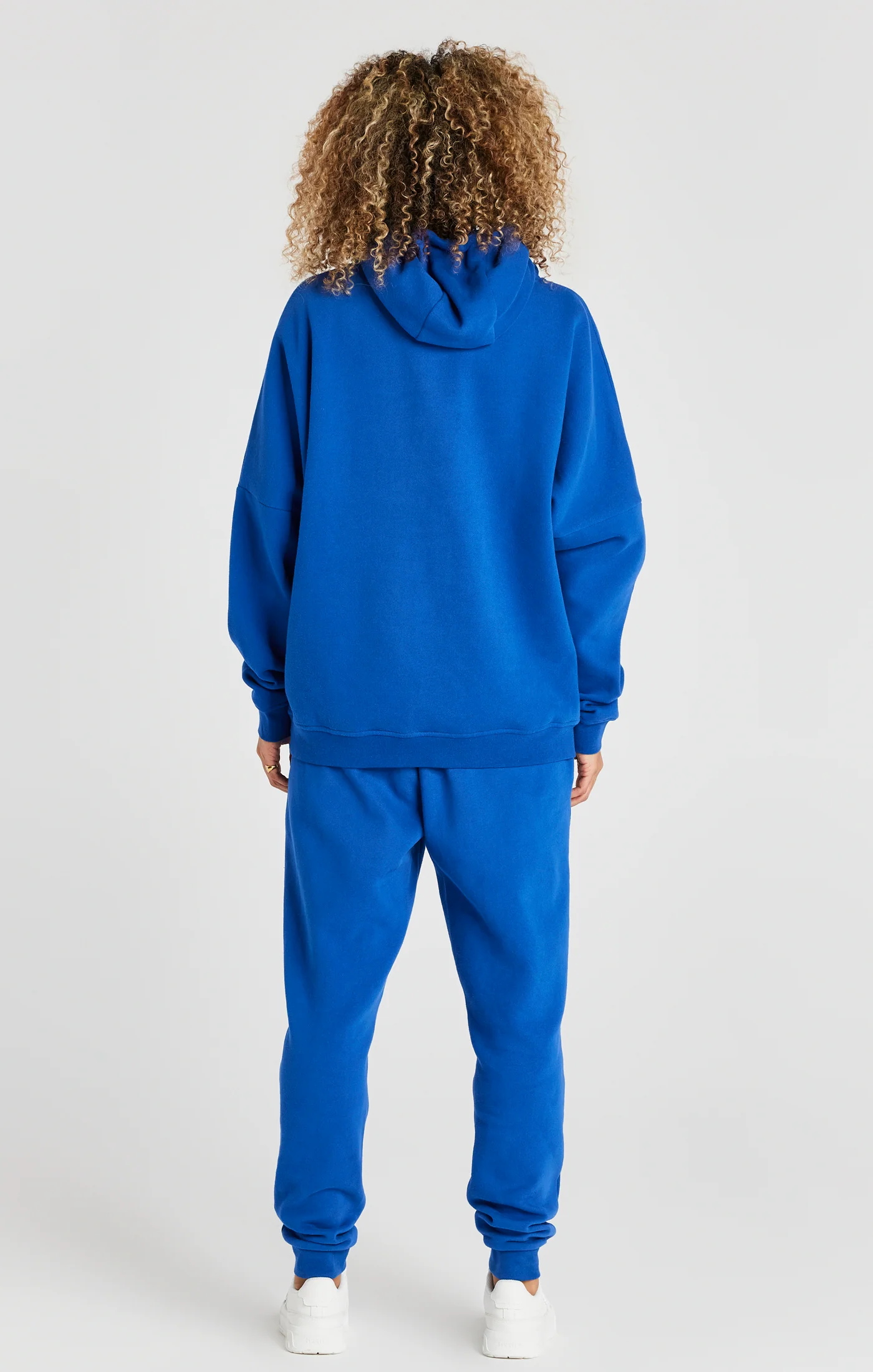 Blue Overhead Drop Shoulder Hoodie - Image 5