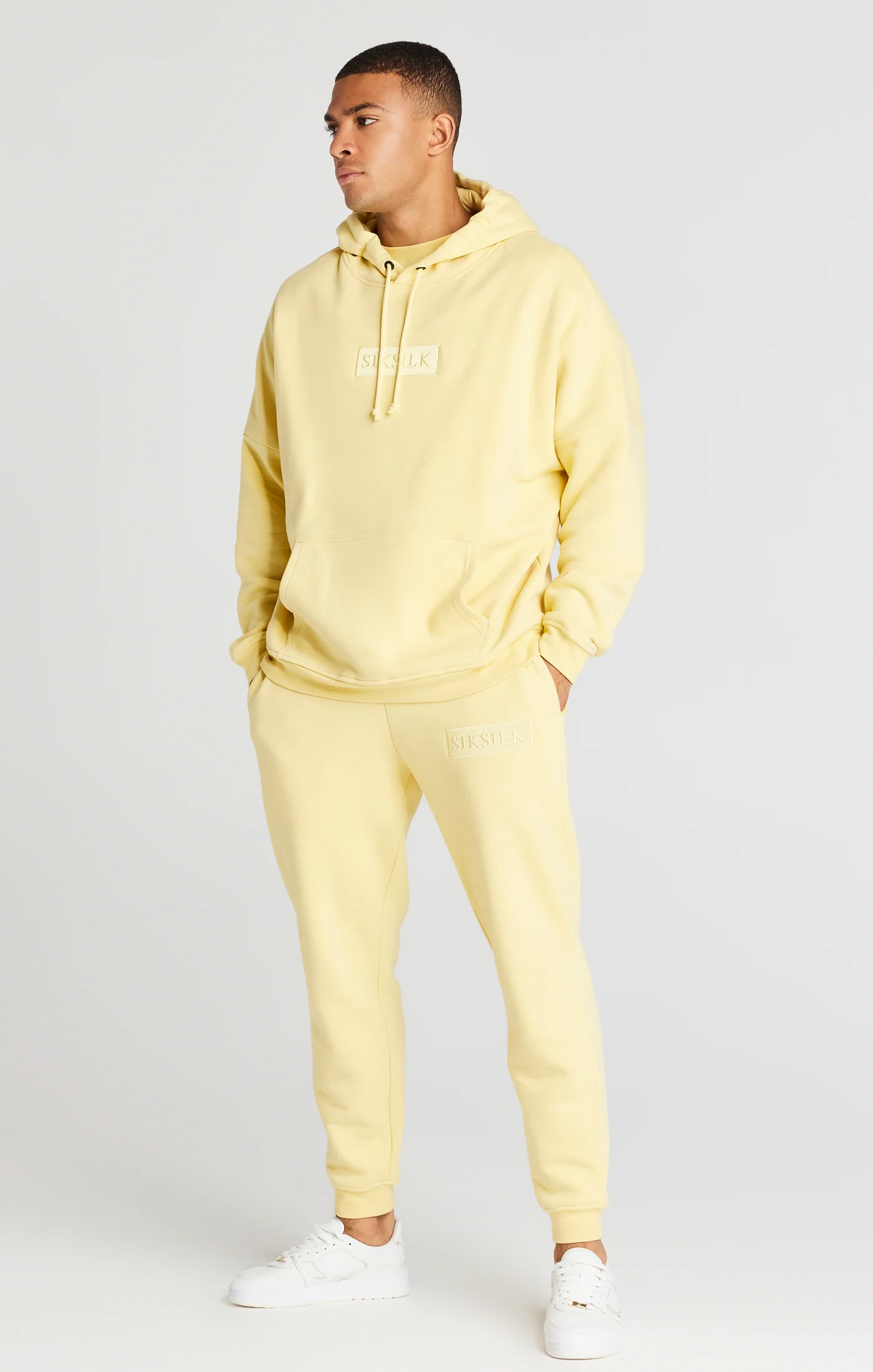Yellow Overhead Drop Shoulder Hoodie - Image 3