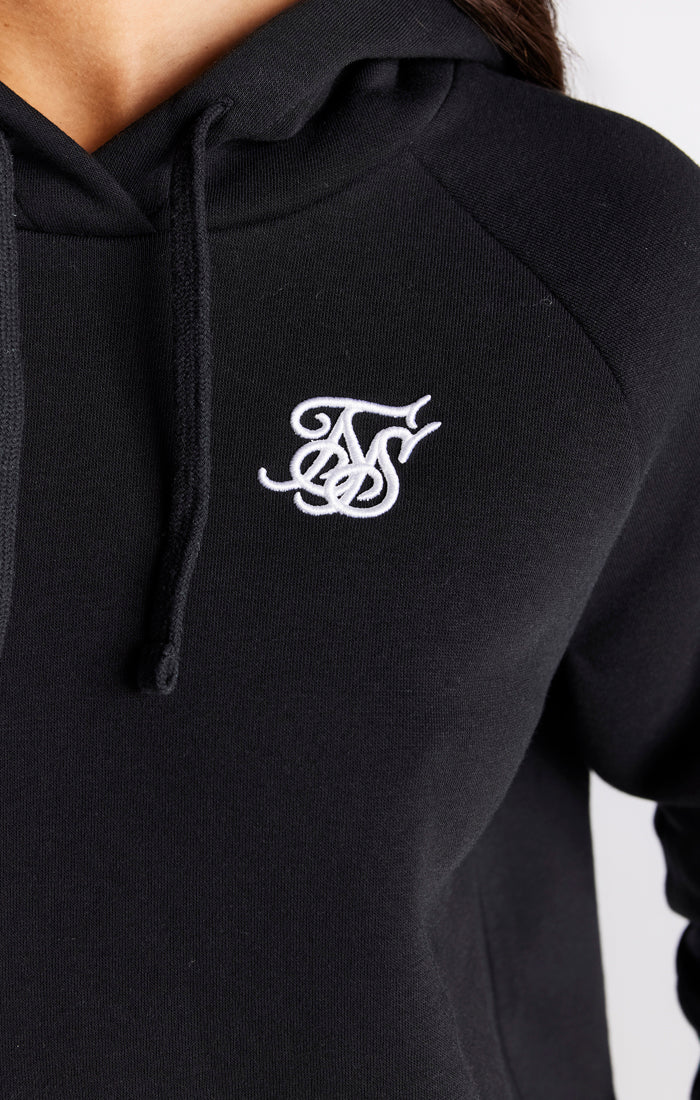 Black Essential Overhead Hoodie - Image 2