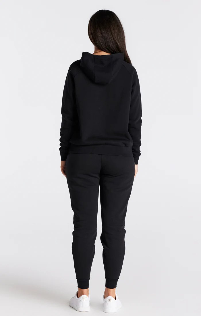 Black Essential Overhead Hoodie - Image 5