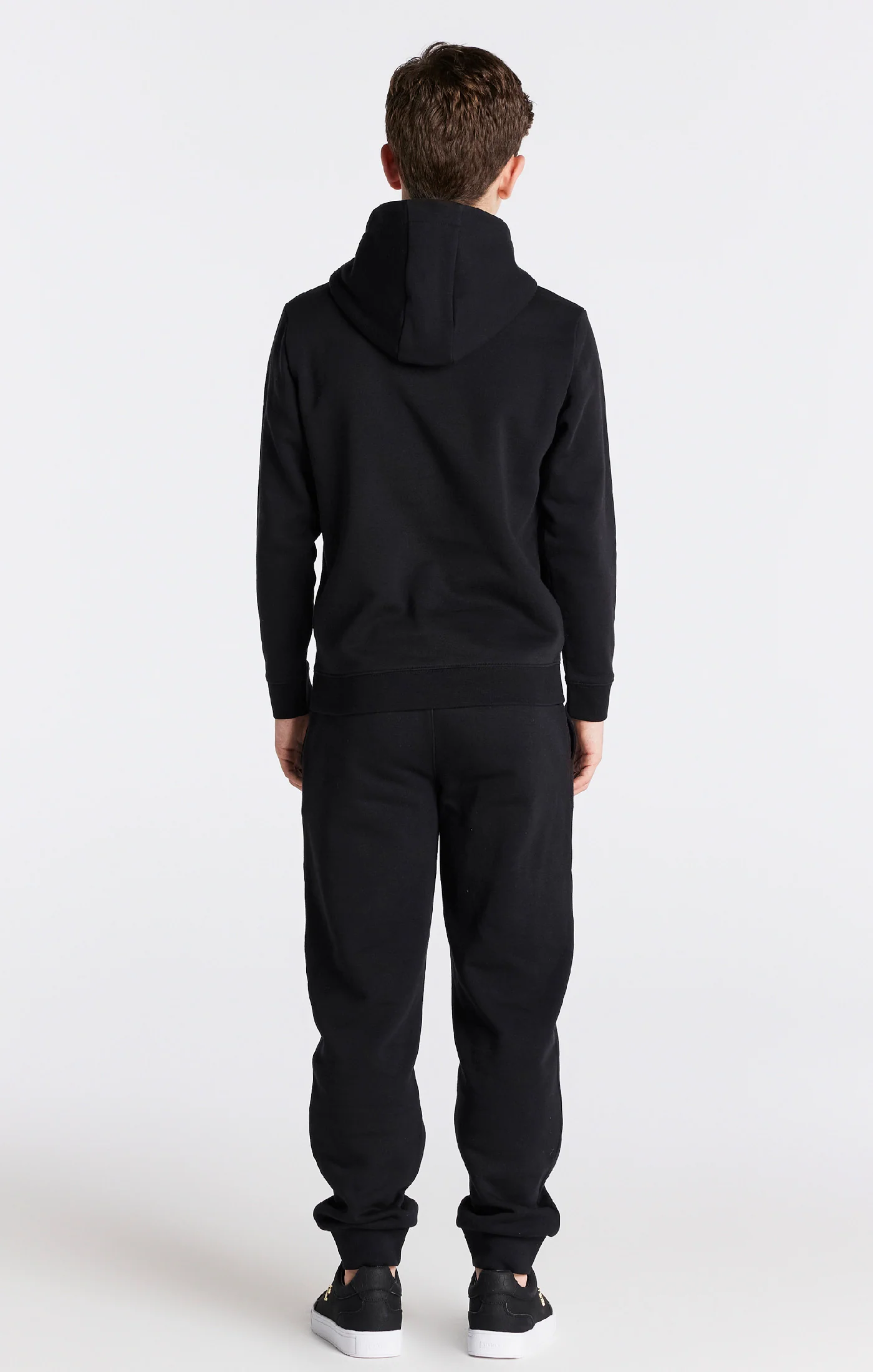 Boys Black Essentials Overhead Hoodie - Image 5