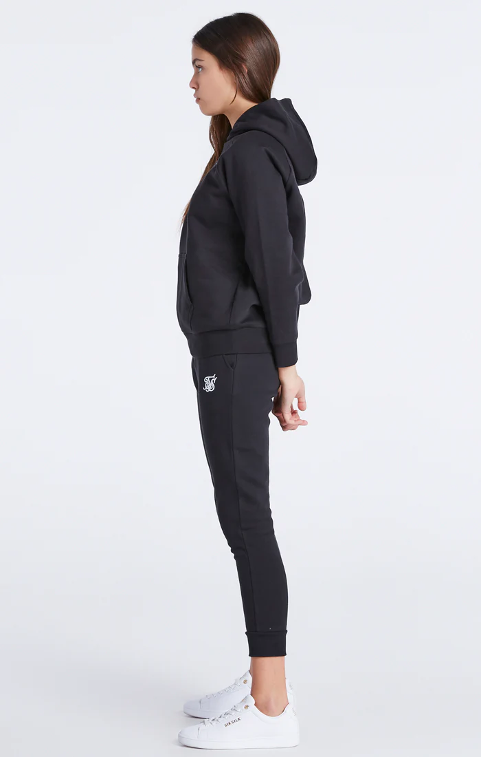 Girls Black Essentials Overhead Hoodie - Image 3