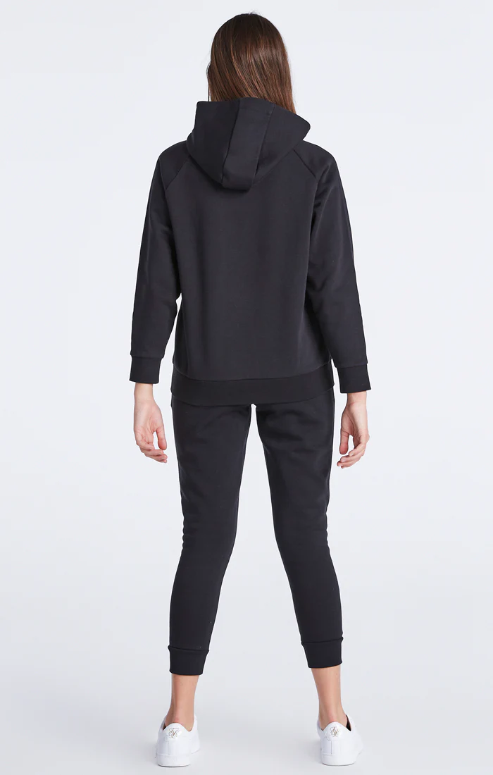 Girls Black Essentials Overhead Hoodie - Image 4
