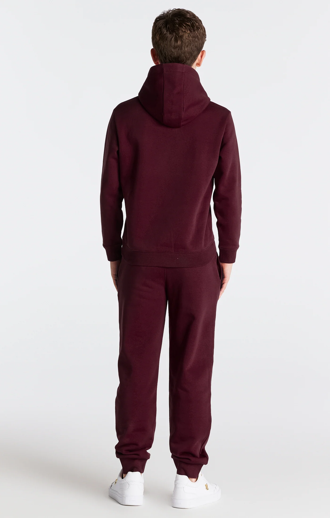 Boys Burgundy Essentials Overhead Hoodie - Image 5
