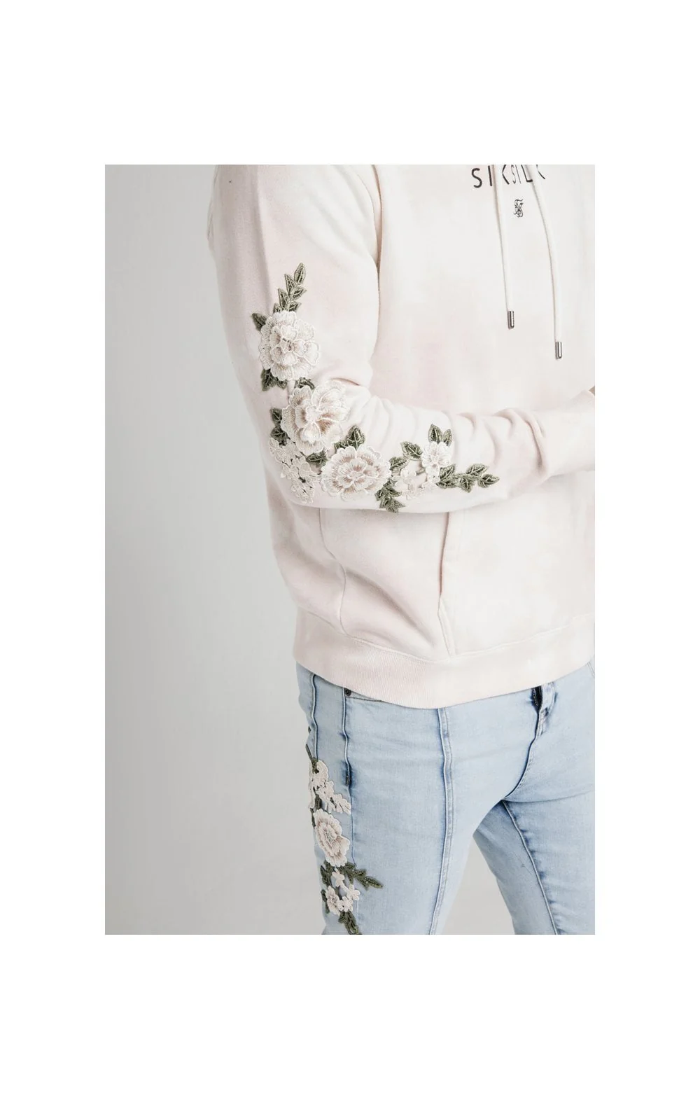 SikSilk Overhead Hoodie - Dusky Pink - Image 2