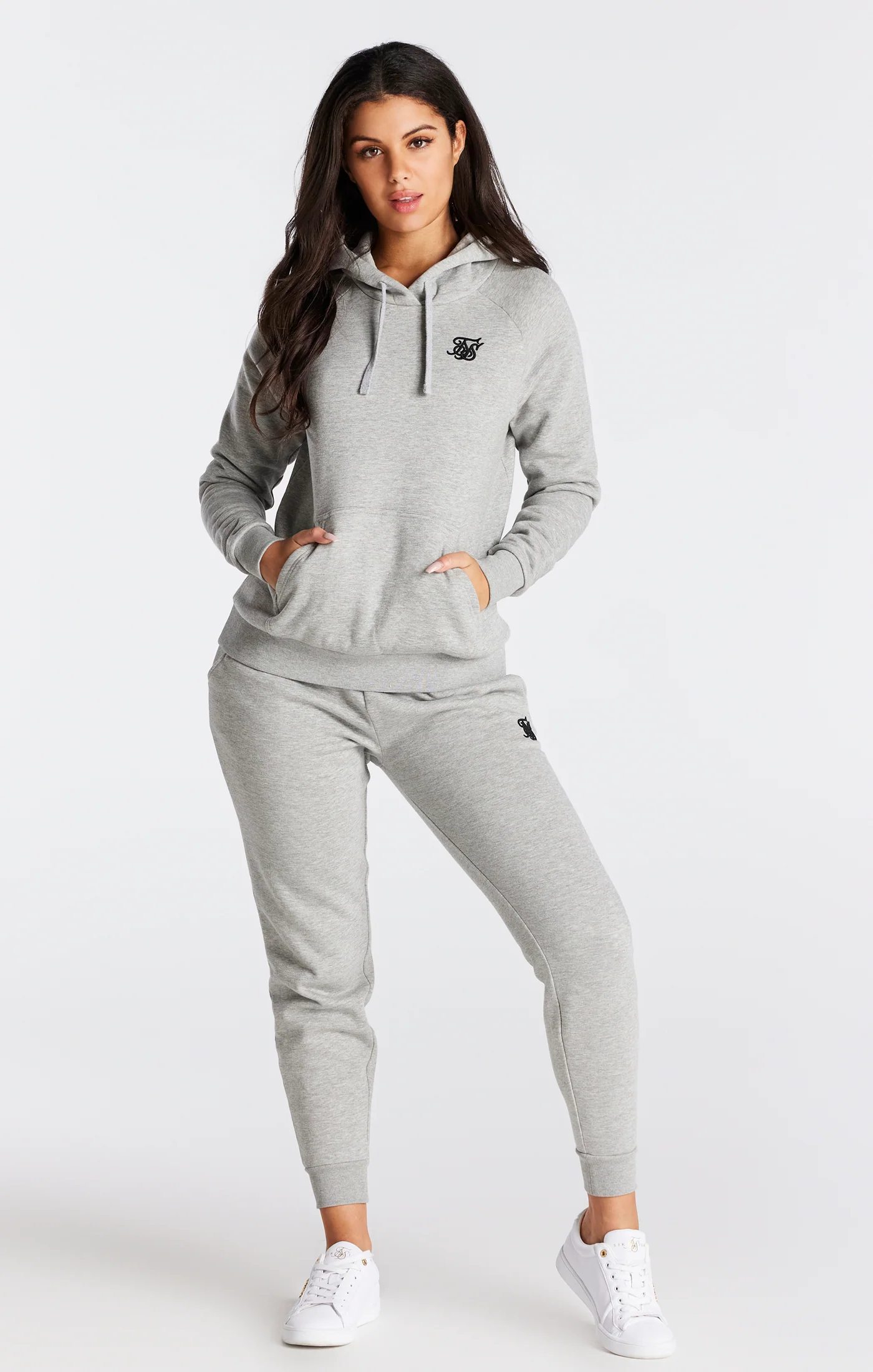 Grey Marl Essential Overhead Hoodie - Image 3