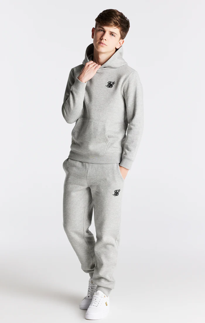 Boys Grey Marl Essentials Overhead Hoodie - Image 4