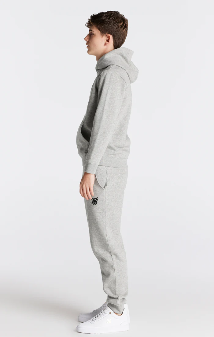 Boys Grey Marl Essentials Overhead Hoodie - Image 6