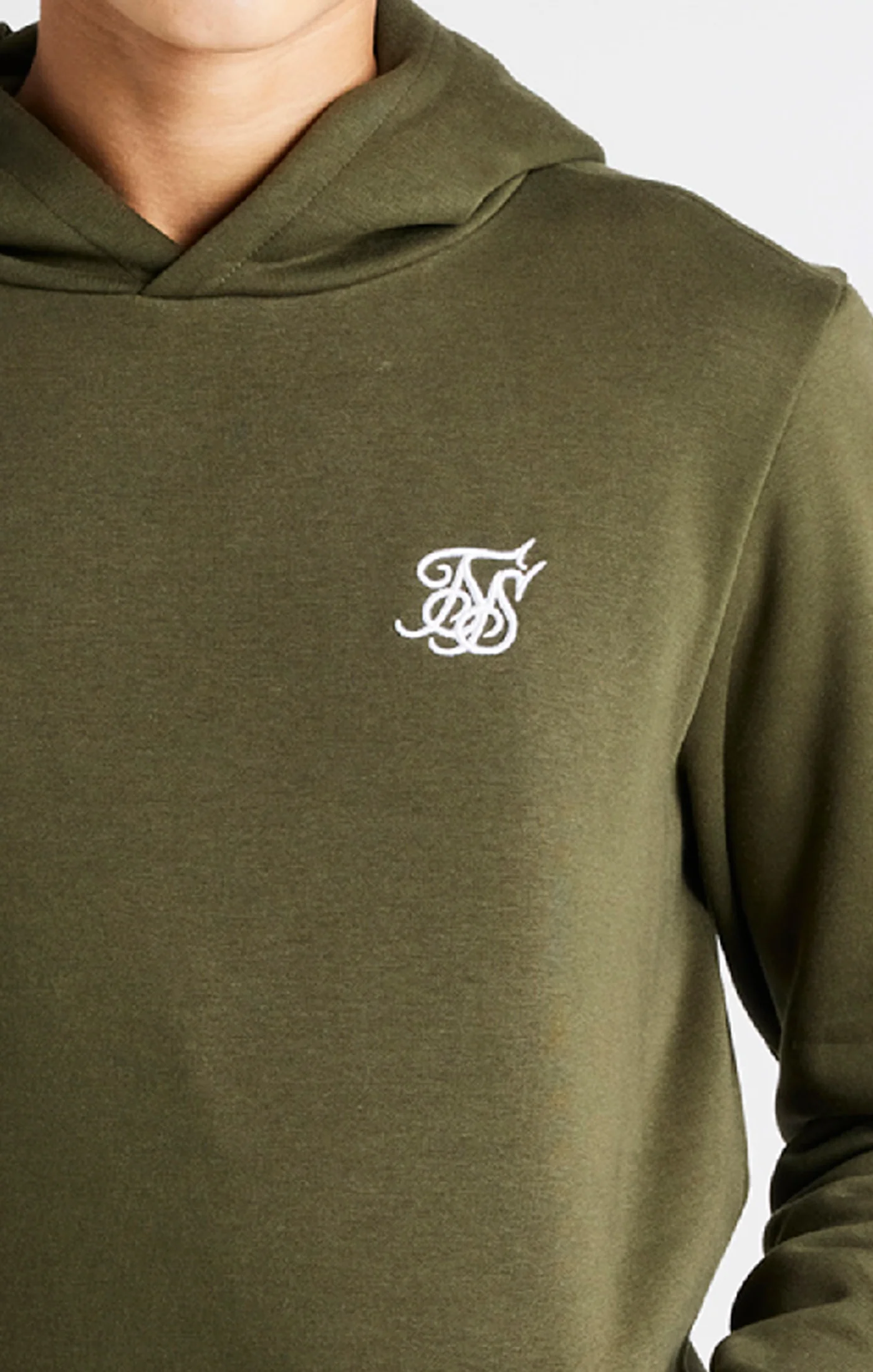 Boys Khaki Overhead Hoodie - Image 2