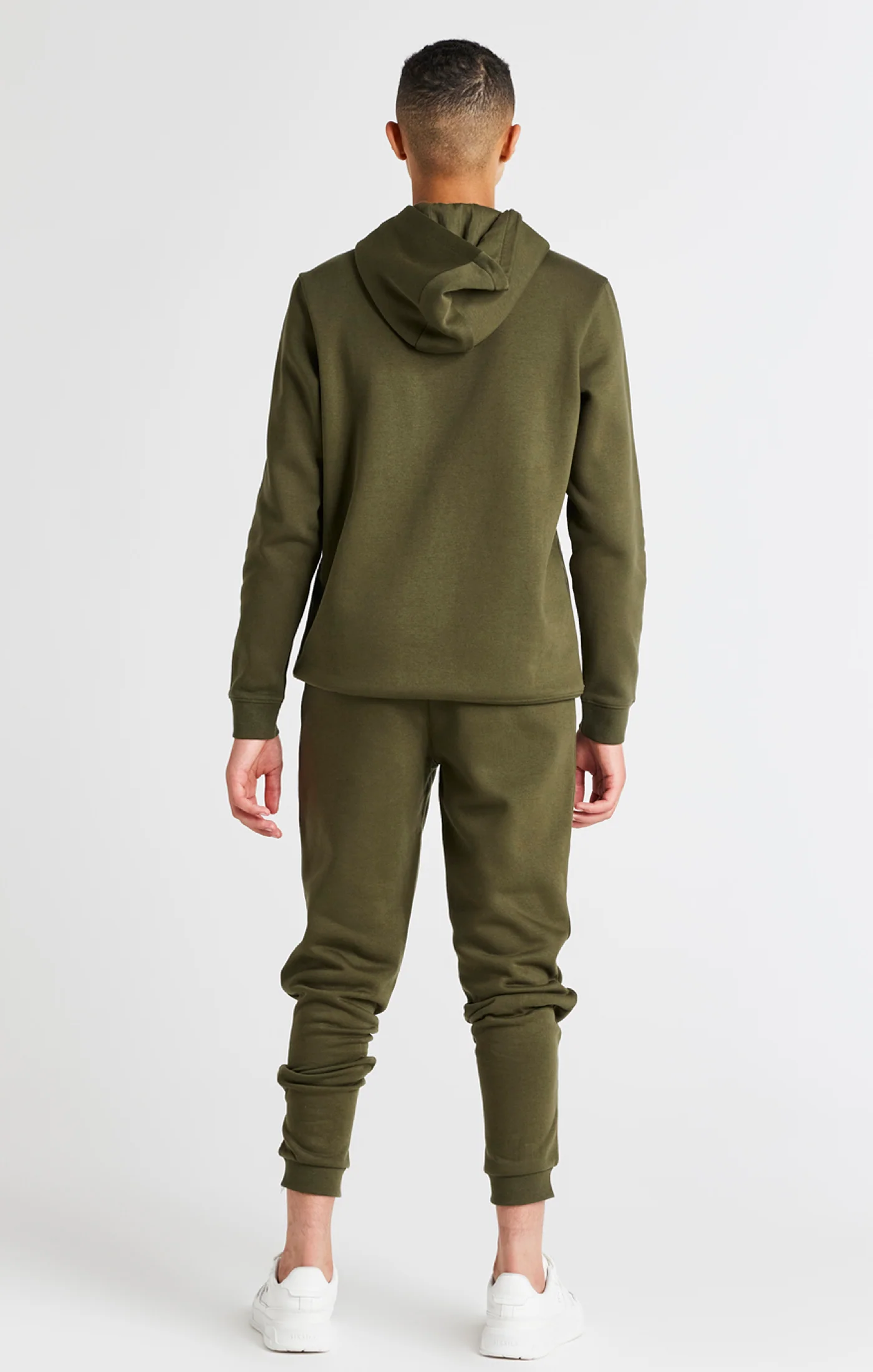 Boys Khaki Overhead Hoodie - Image 5