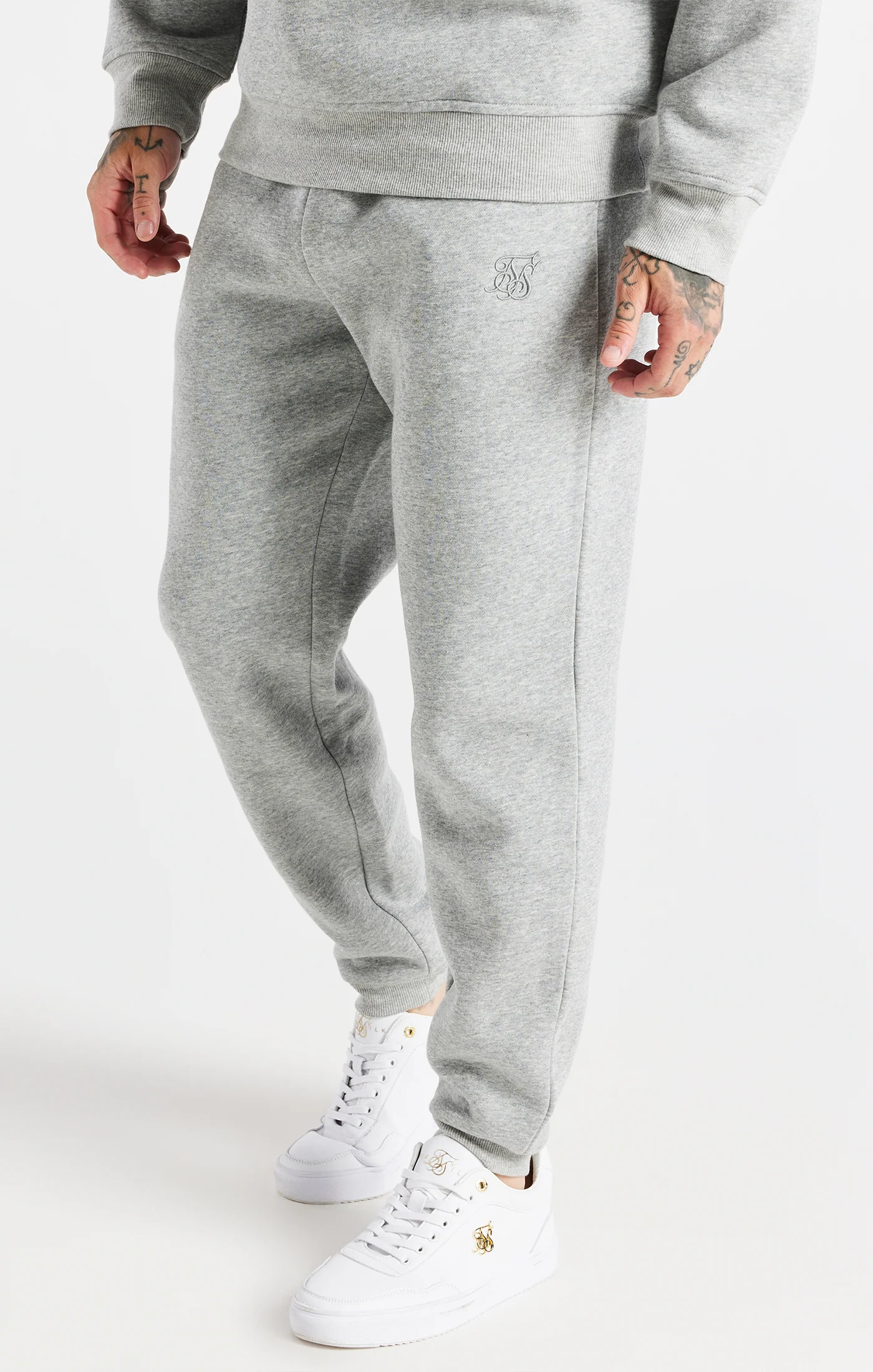 Grey Oversized Sweatshirt And Jogger Tracksuit Set - Image 3
