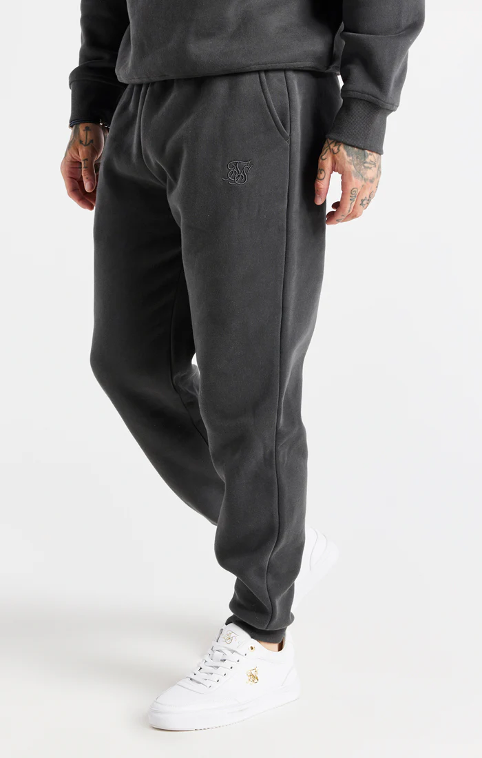 Black Oversized Sweatshirt And Jogger Tracksuit Set - Image 3