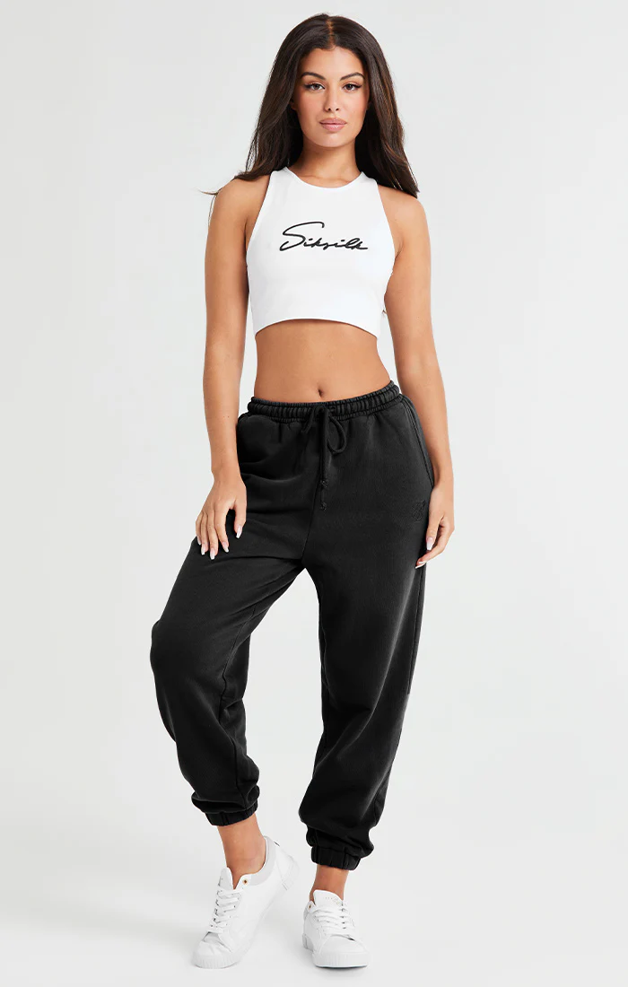 SikSilk Oversize Jogger - Black - Image 3