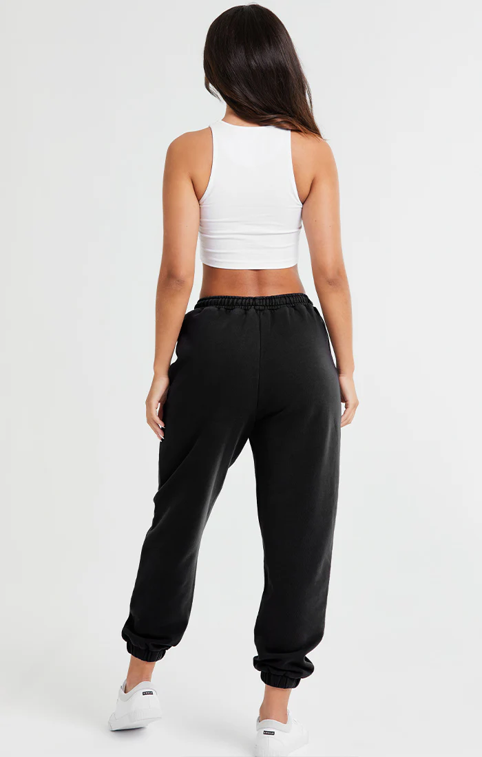 SikSilk Oversize Jogger - Black - Image 4