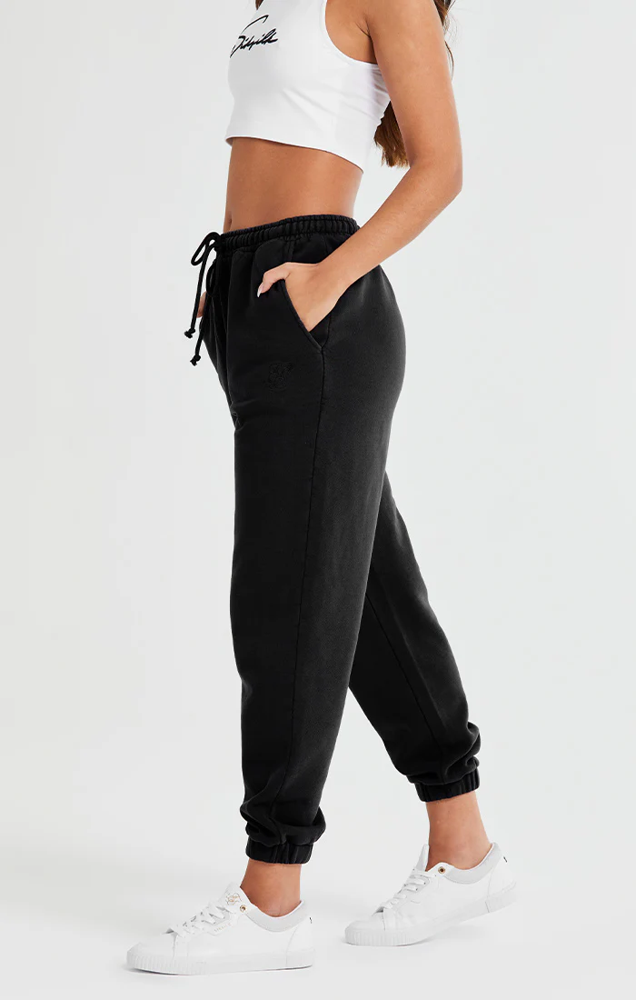 SikSilk Oversize Jogger - Black - Image 5