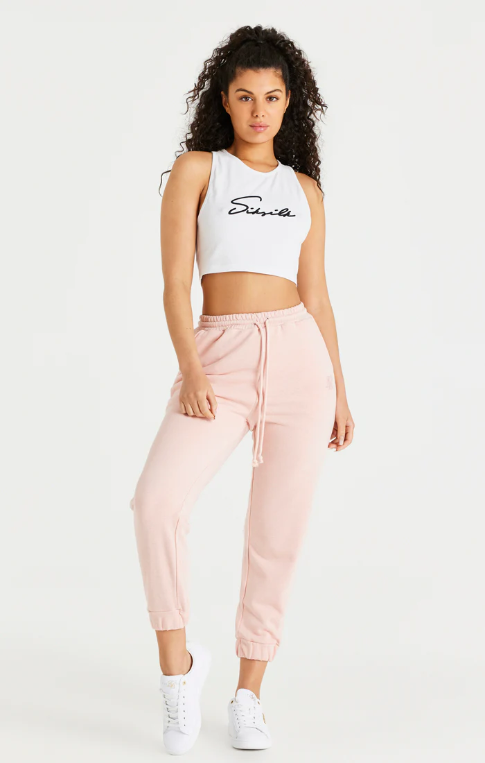 Pink Marl Oversize Jogger - Image 5