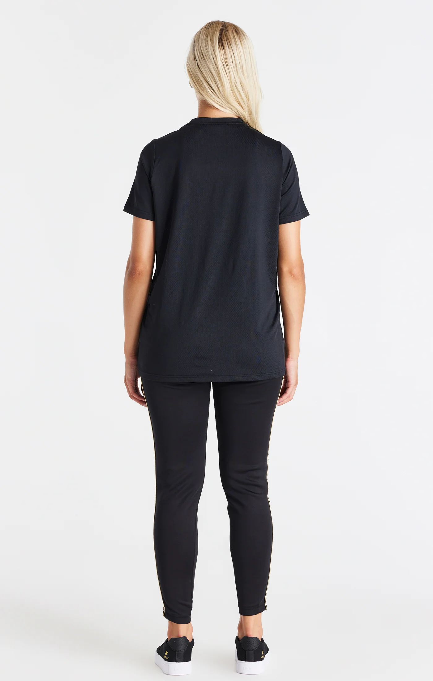 Black Oversize Mesh T-Shirt - Image 5