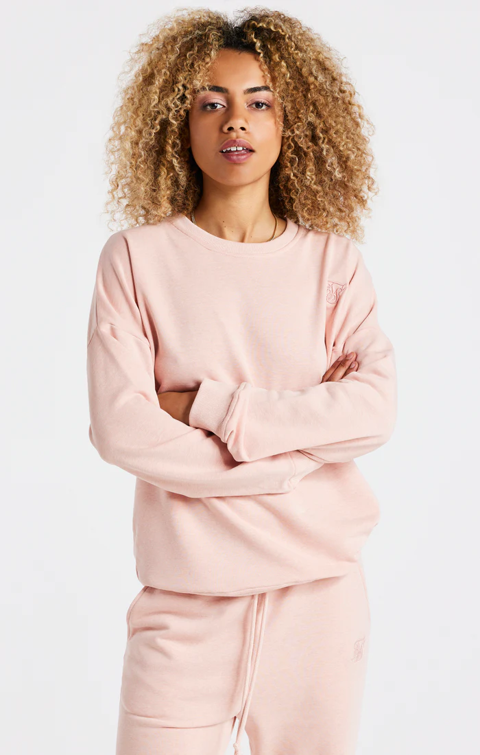 Pink Marl Oversize Sweat - Image 2