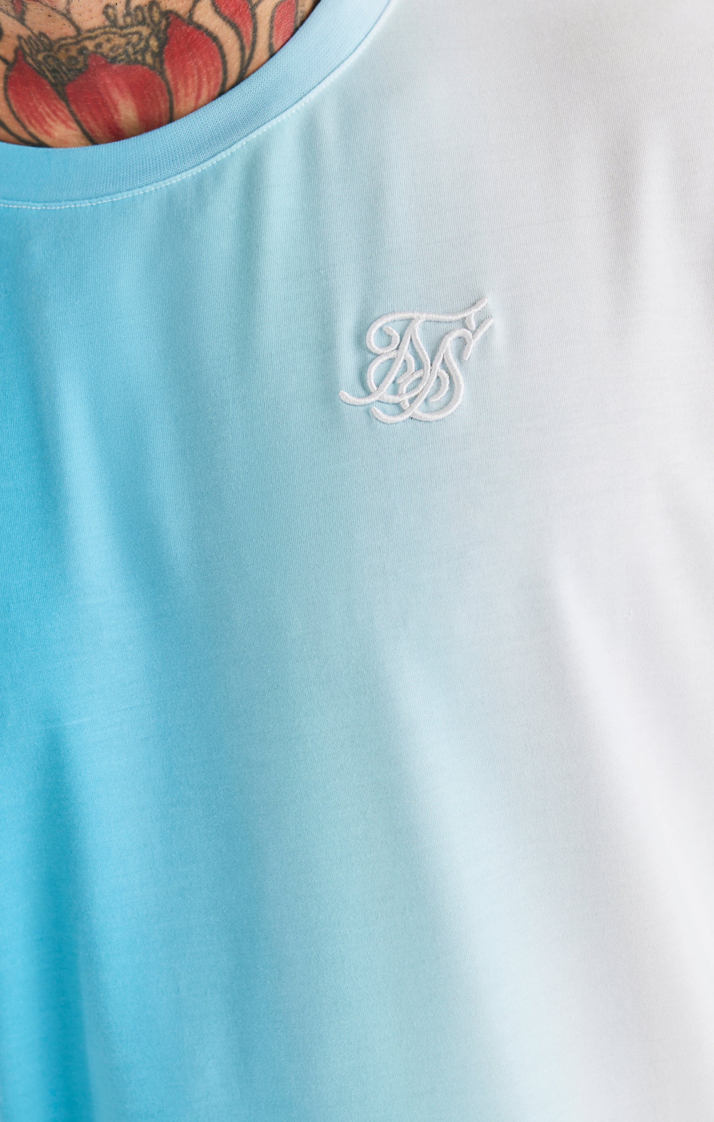 Blue Fade Oversized T-Shirt - Image 2