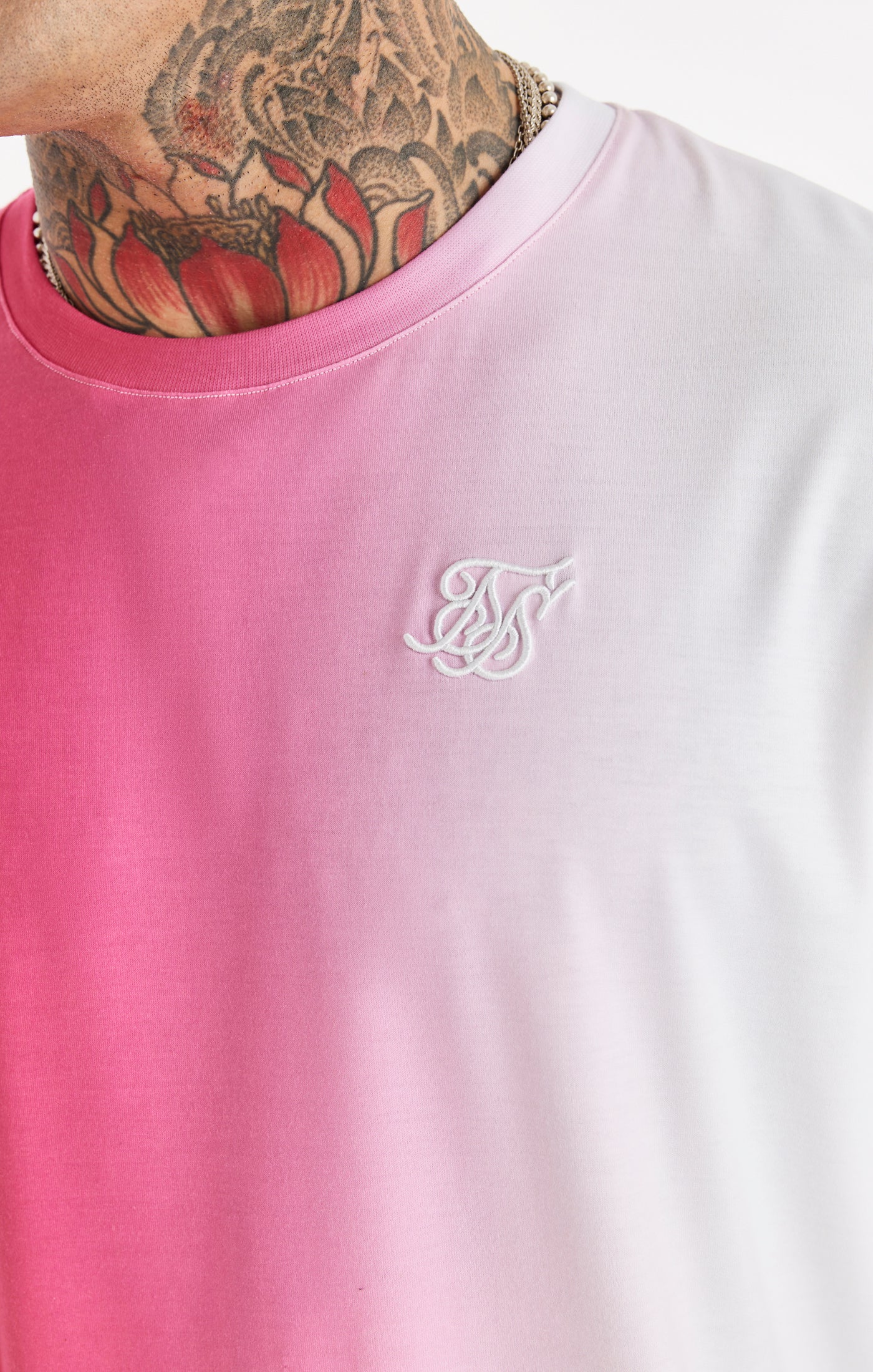 Pink Fade Oversized T-Shirt - Image 2