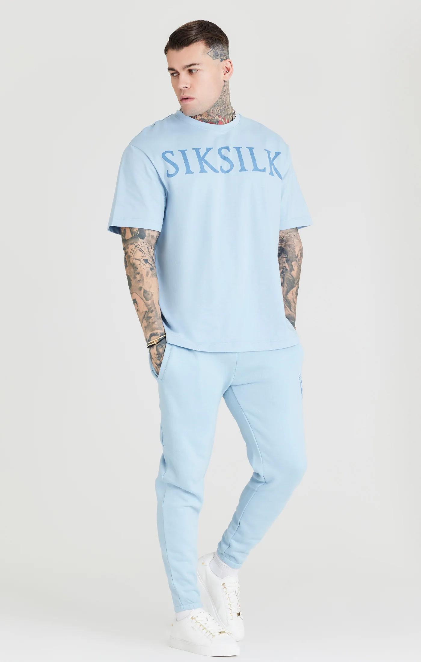 Blue Logo Oversized T-Shirt - Image 3