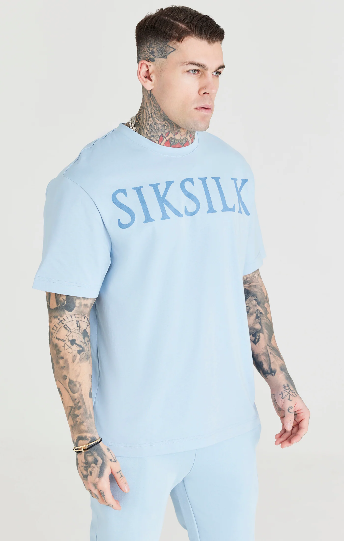 Blue Logo Oversized T-Shirt - Image 5