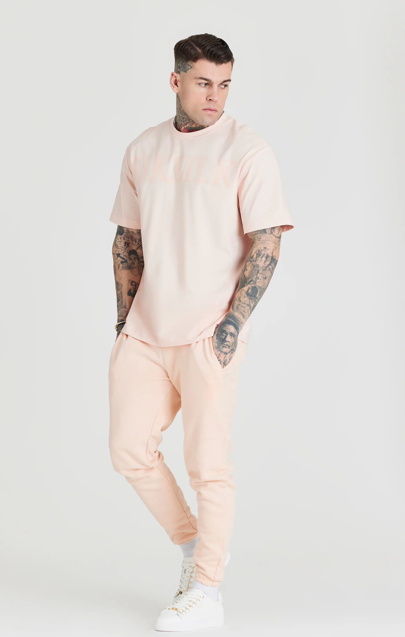 Pink Logo Oversized T-Shirt - Image 2