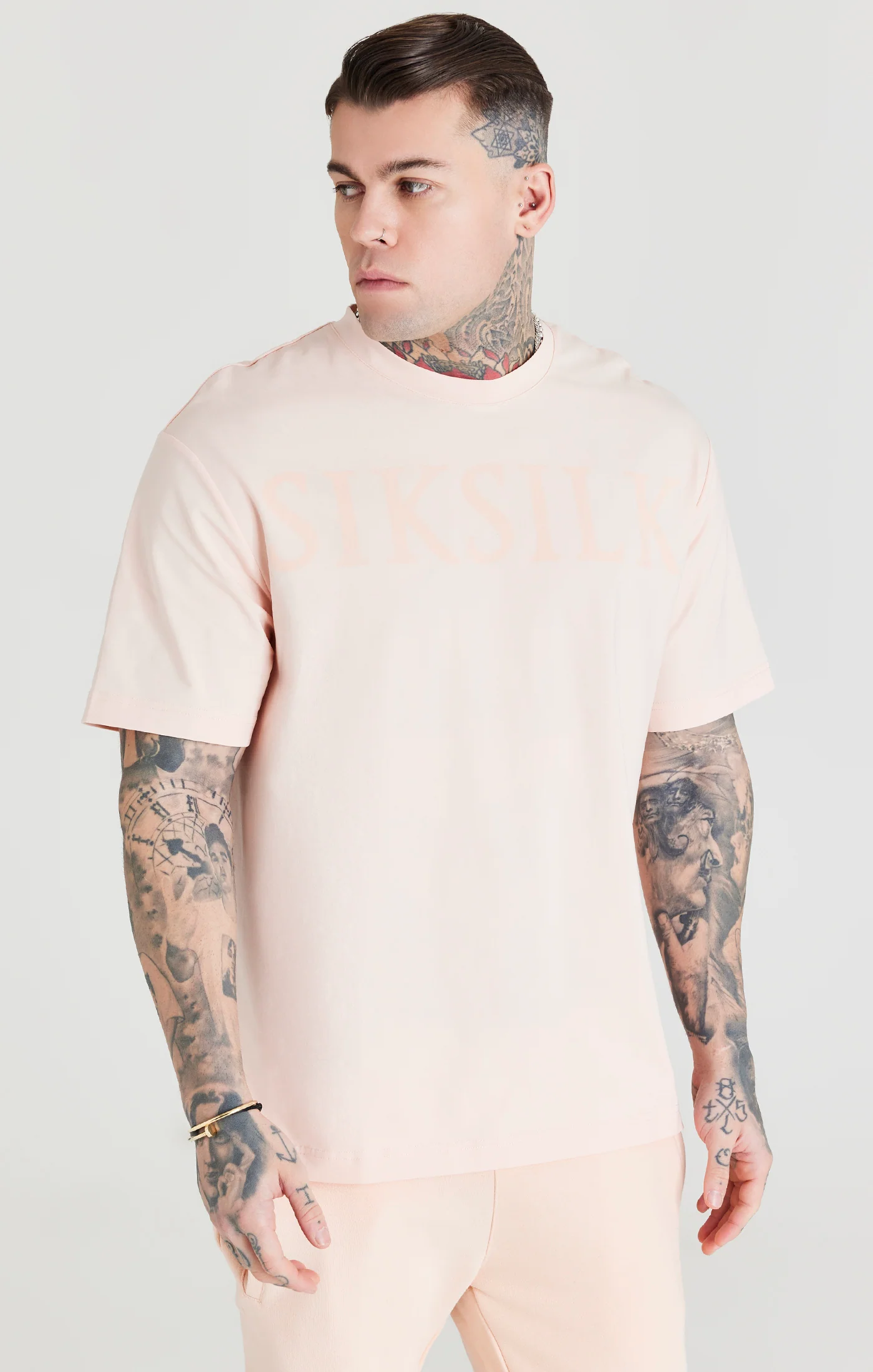 Pink Logo Oversized T-Shirt - Image 5