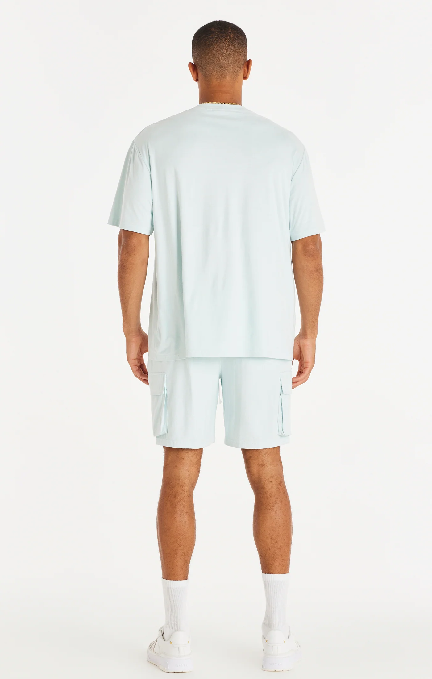 Green Textured Oversized T-Shirt - Image 5