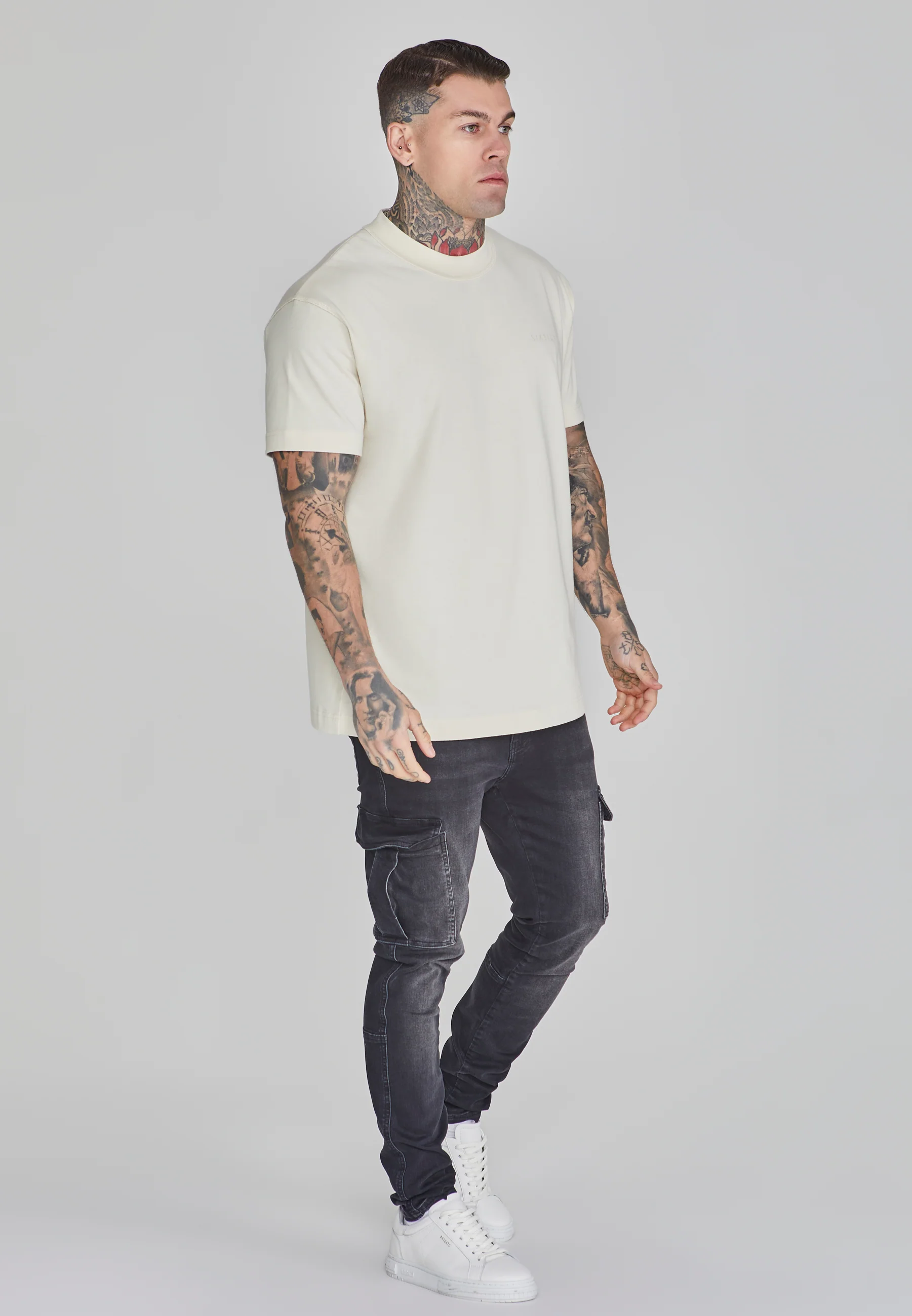 Beige Oversized T-Shirt - Image 4