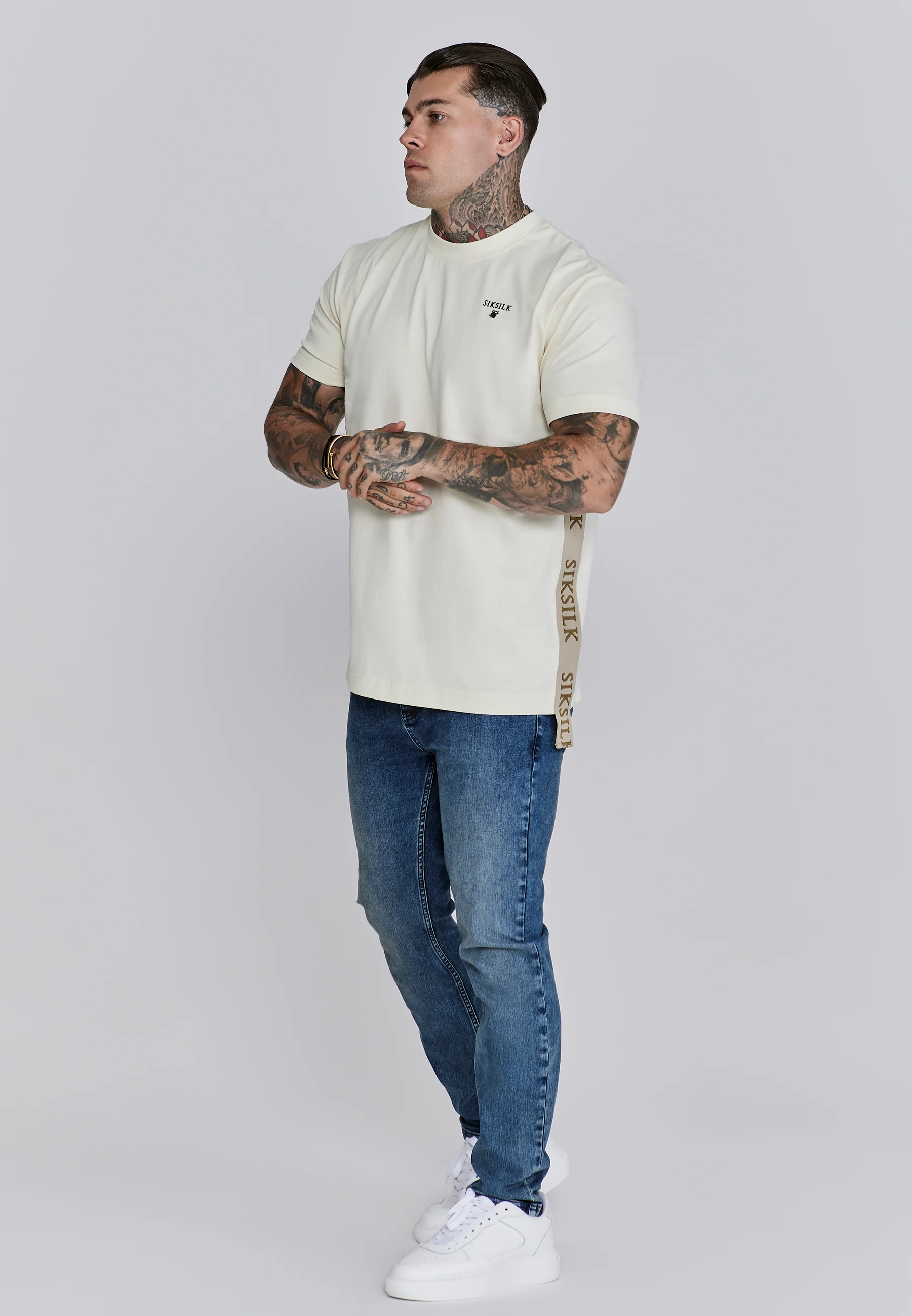 Ecru Oversized T-Shirt - Image 4