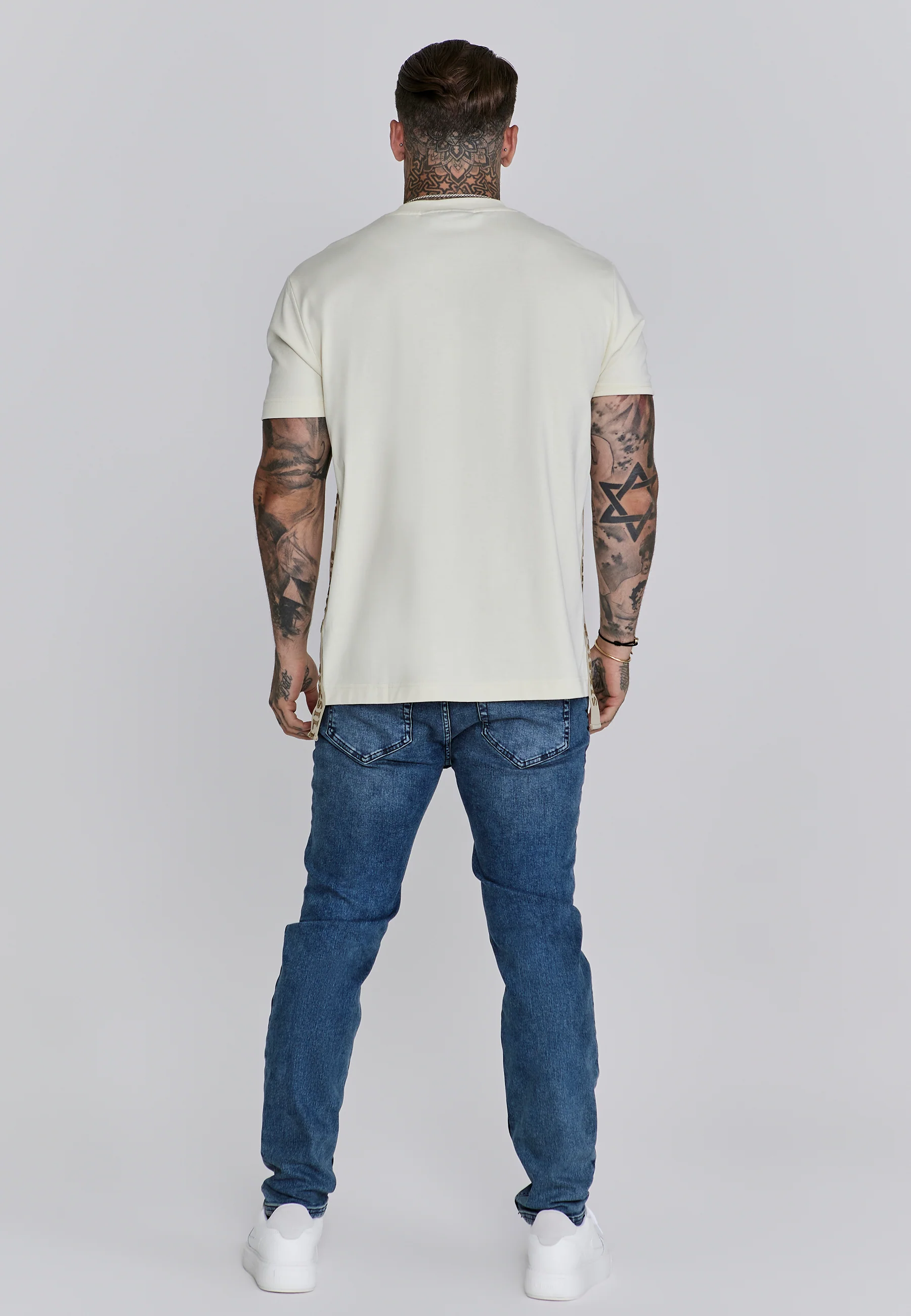Ecru Oversized T-Shirt - Image 5