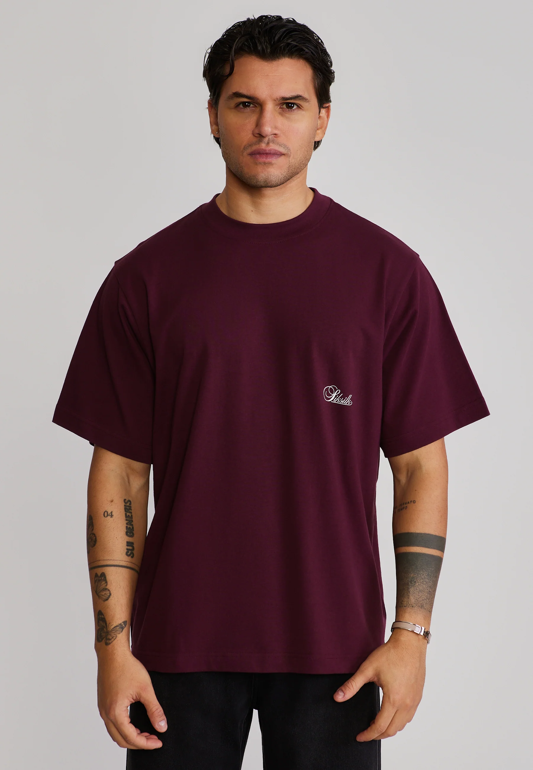 Burgundy Oversized T-Shirt