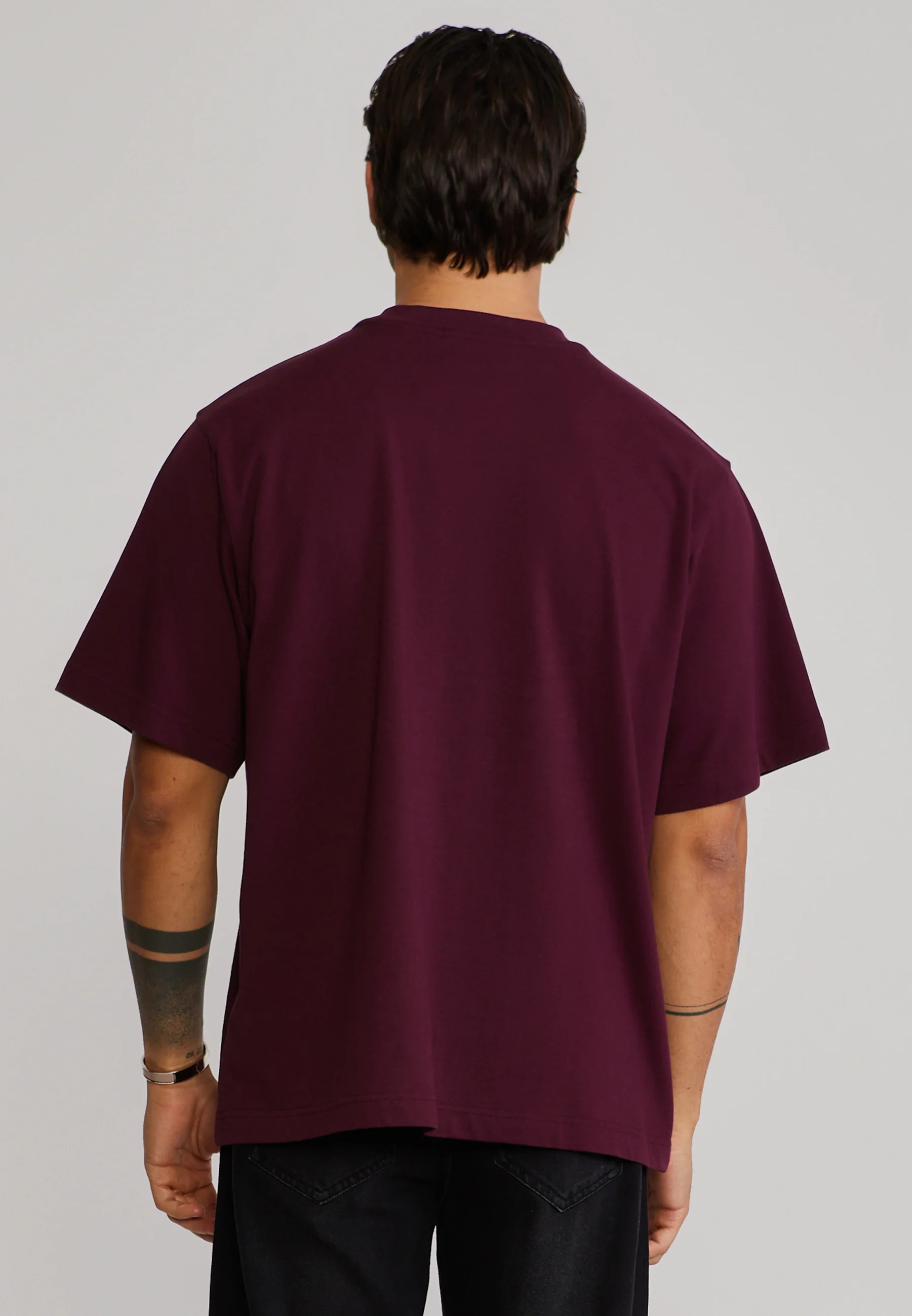 Burgundy Oversized T-Shirt - Image 5