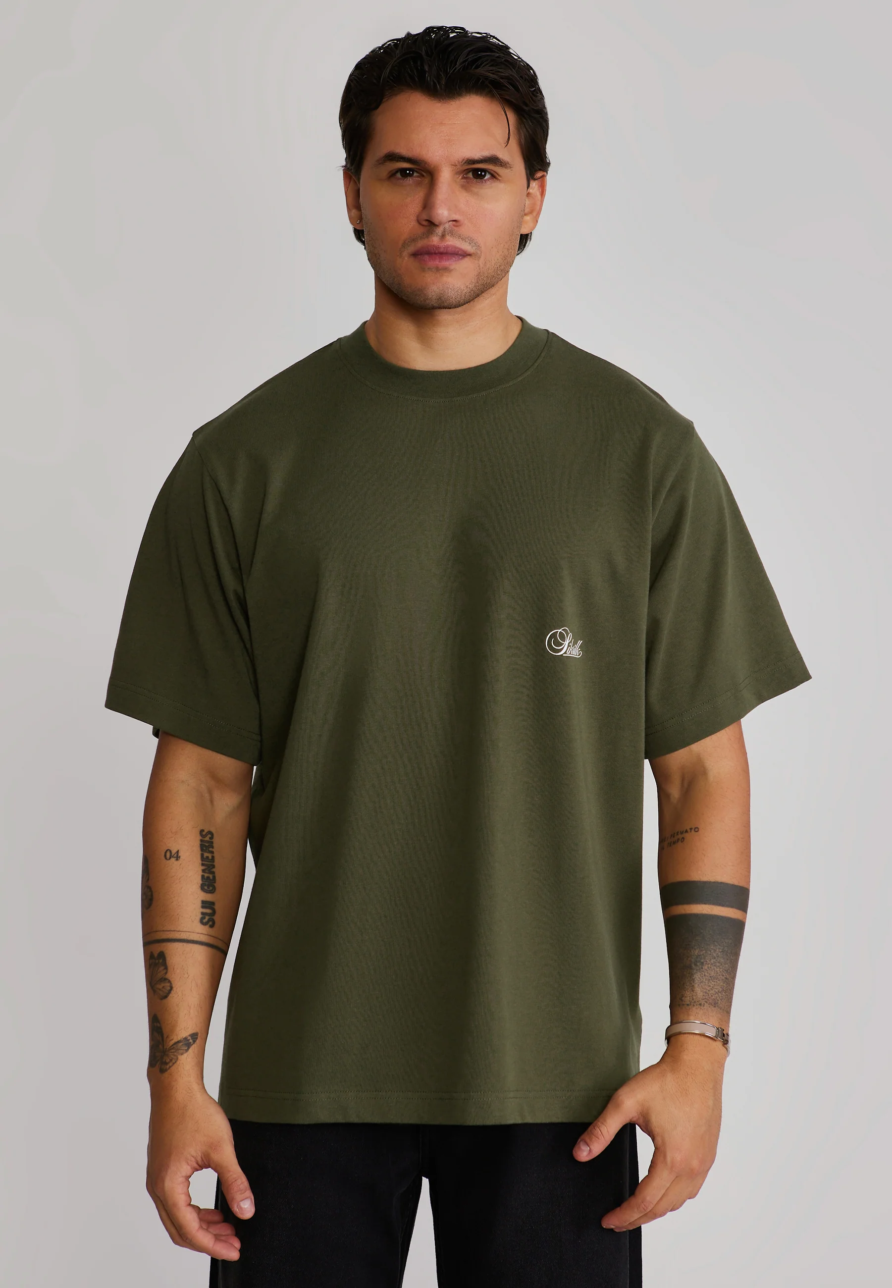 Khaki Green Oversized T-Shirt