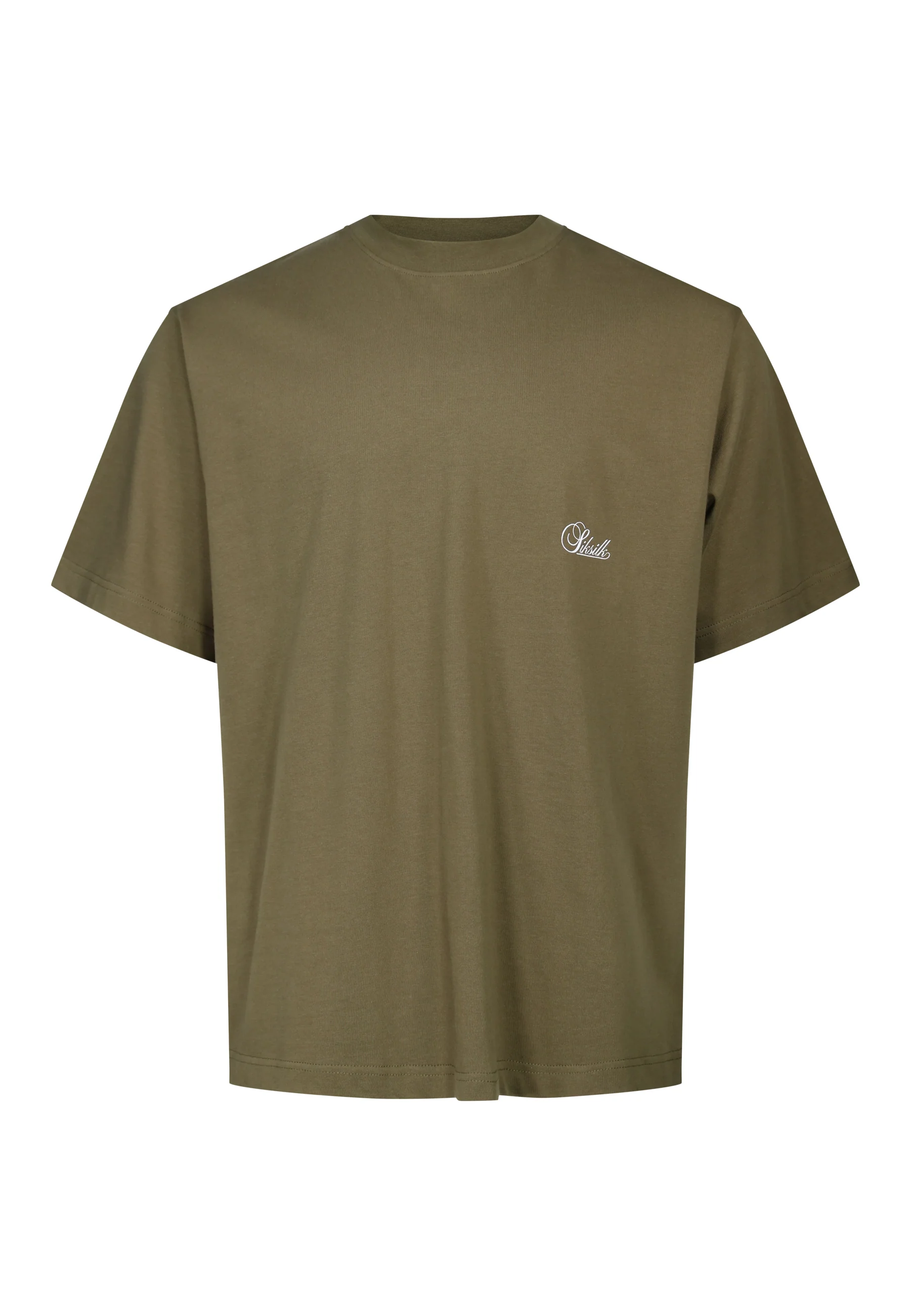 Khaki Green Oversized T-Shirt - Image 6