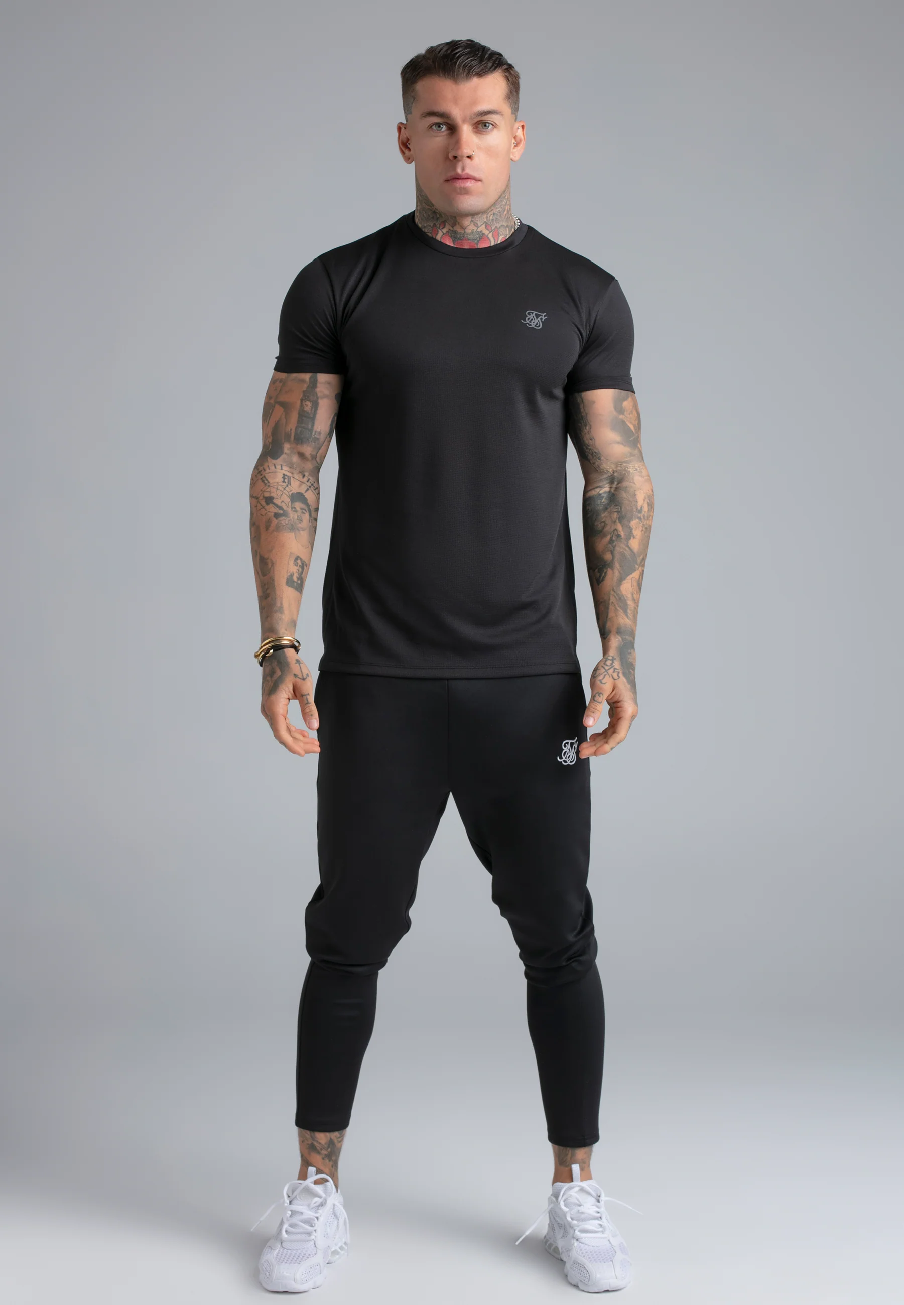 Black Pack of 2 Muscle Fit T-Shirts - Image 4