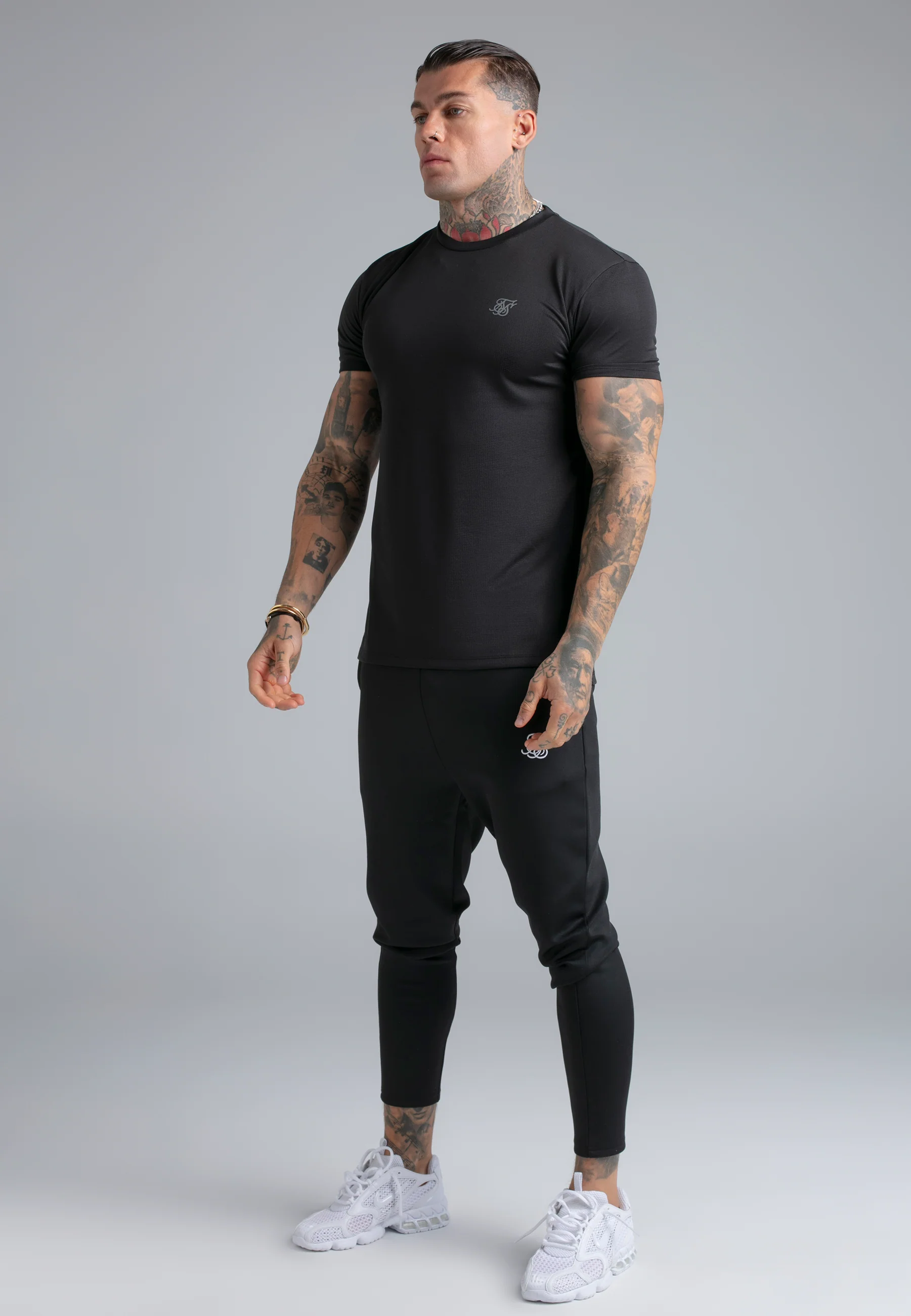 Black Pack of 2 Muscle Fit T-Shirts - Image 5