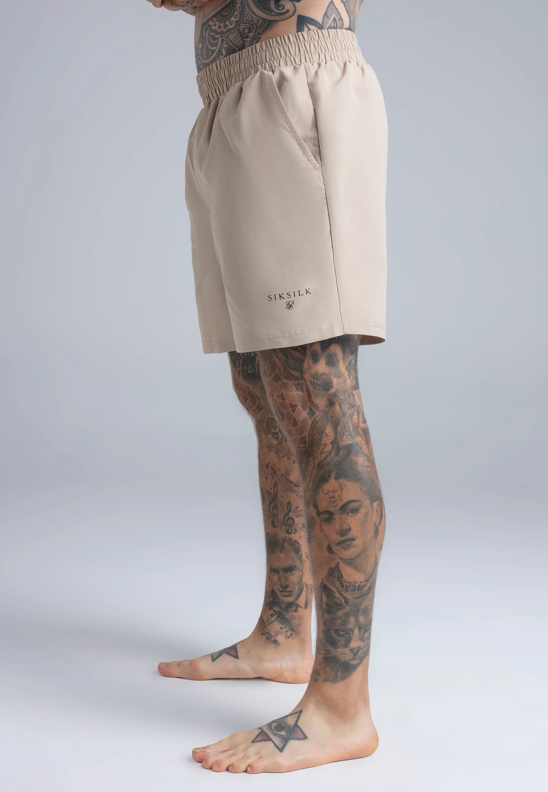 Black and Beige Pack of 2 Swim Shorts - Image 3