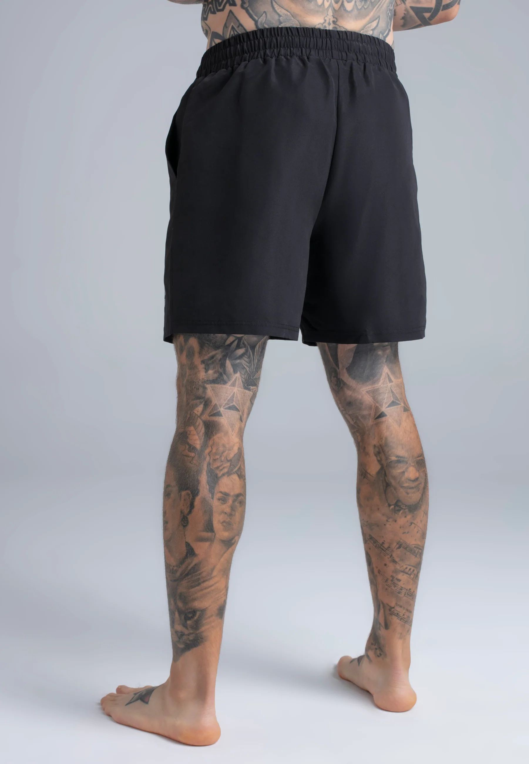 Black and Beige Pack of 2 Swim Shorts - Image 6