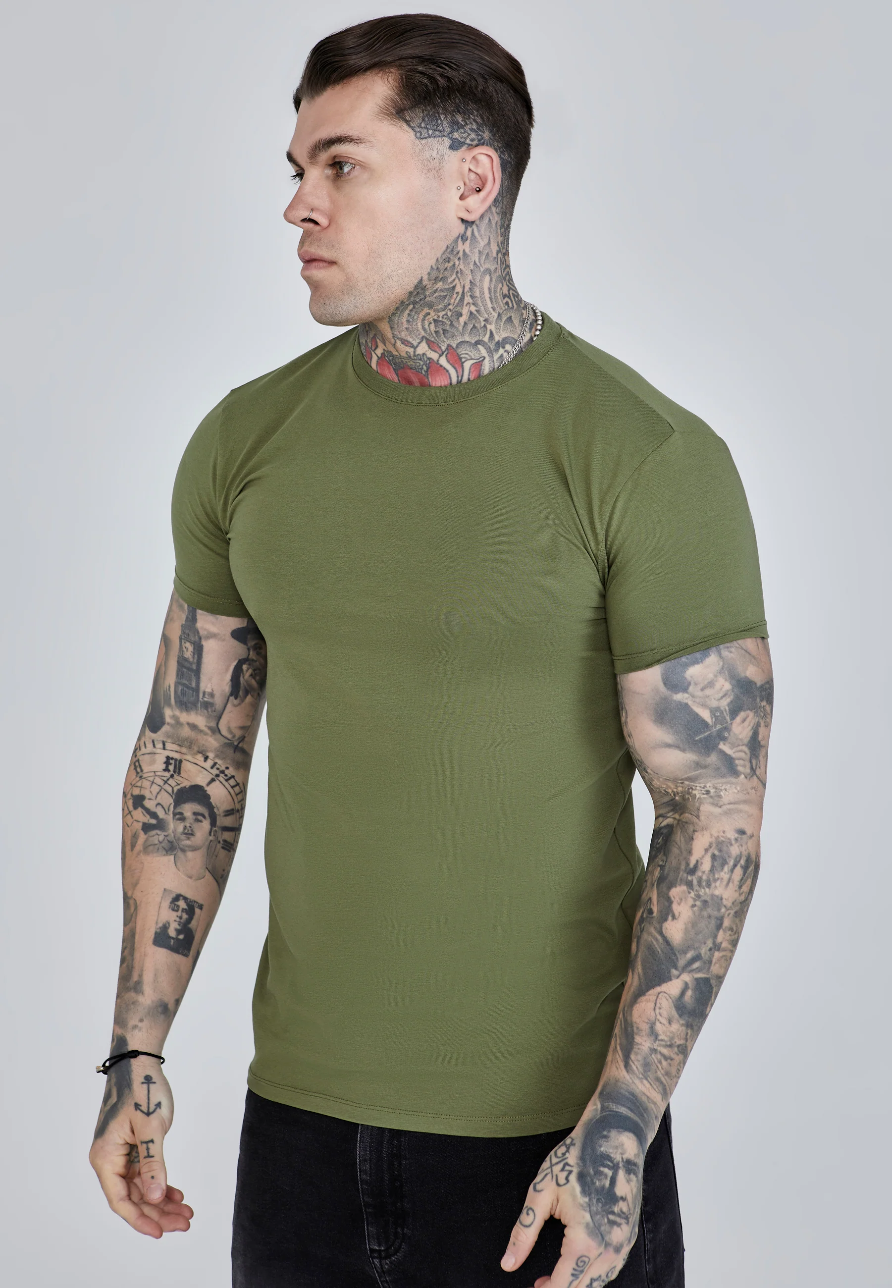 Beige Khaki Pack of 2 T-Shirts - Image 3