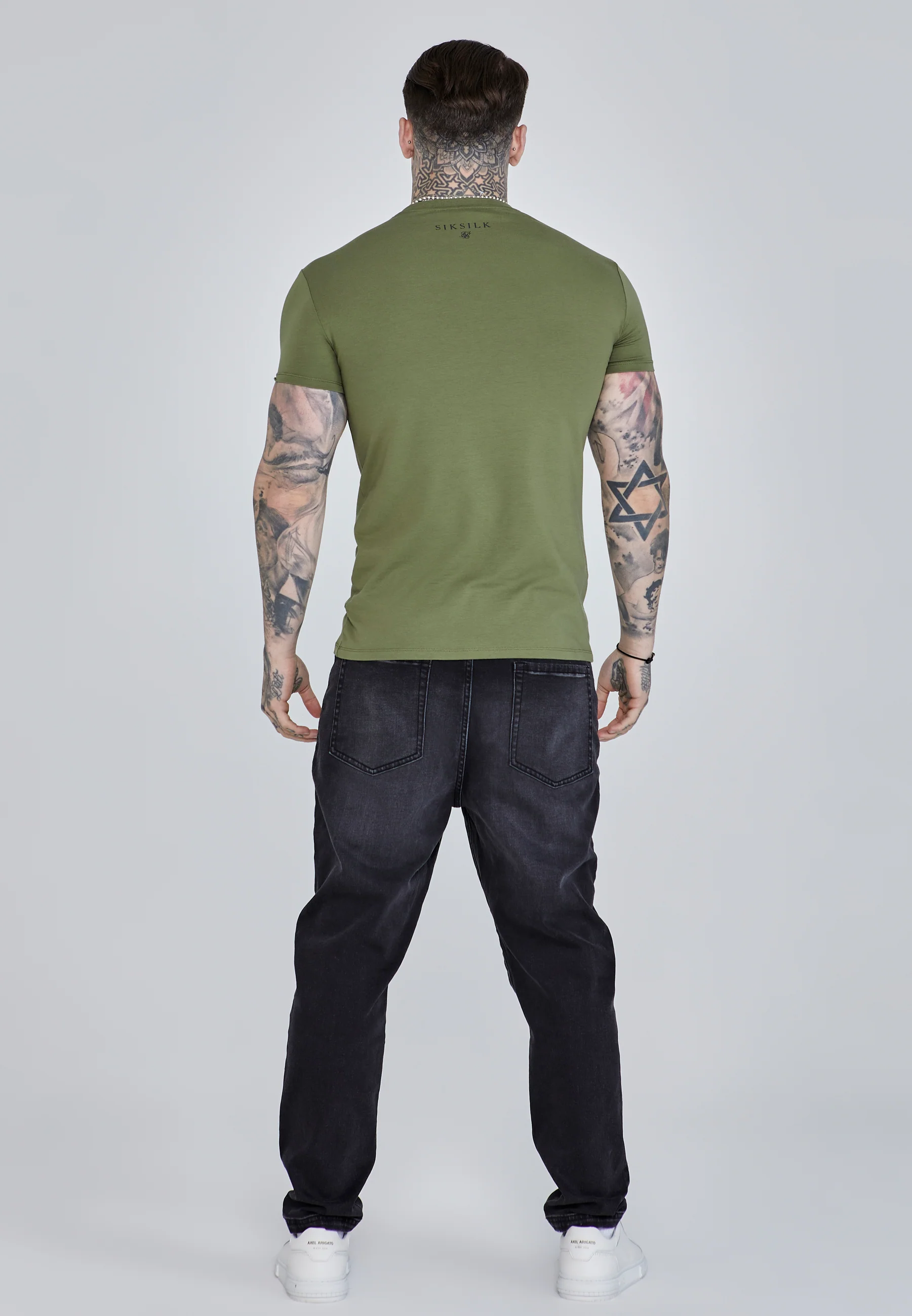 Beige Khaki Pack of 2 T-Shirts - Image 5