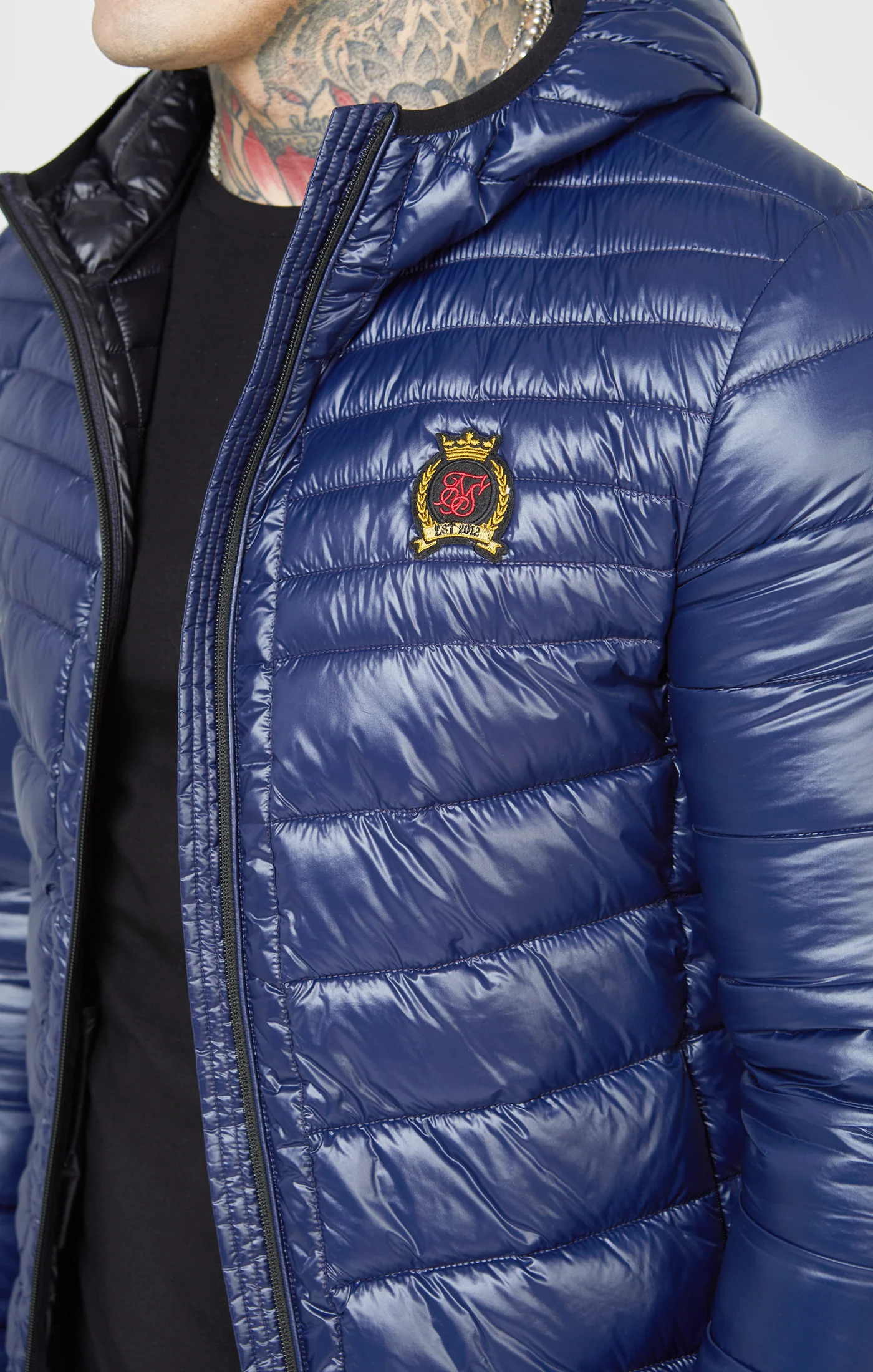 Blue Packable Bubble Jacket - Image 2