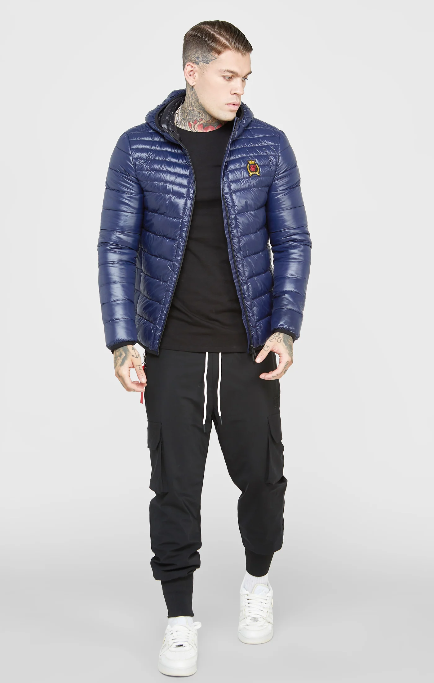 Blue Packable Bubble Jacket - Image 3
