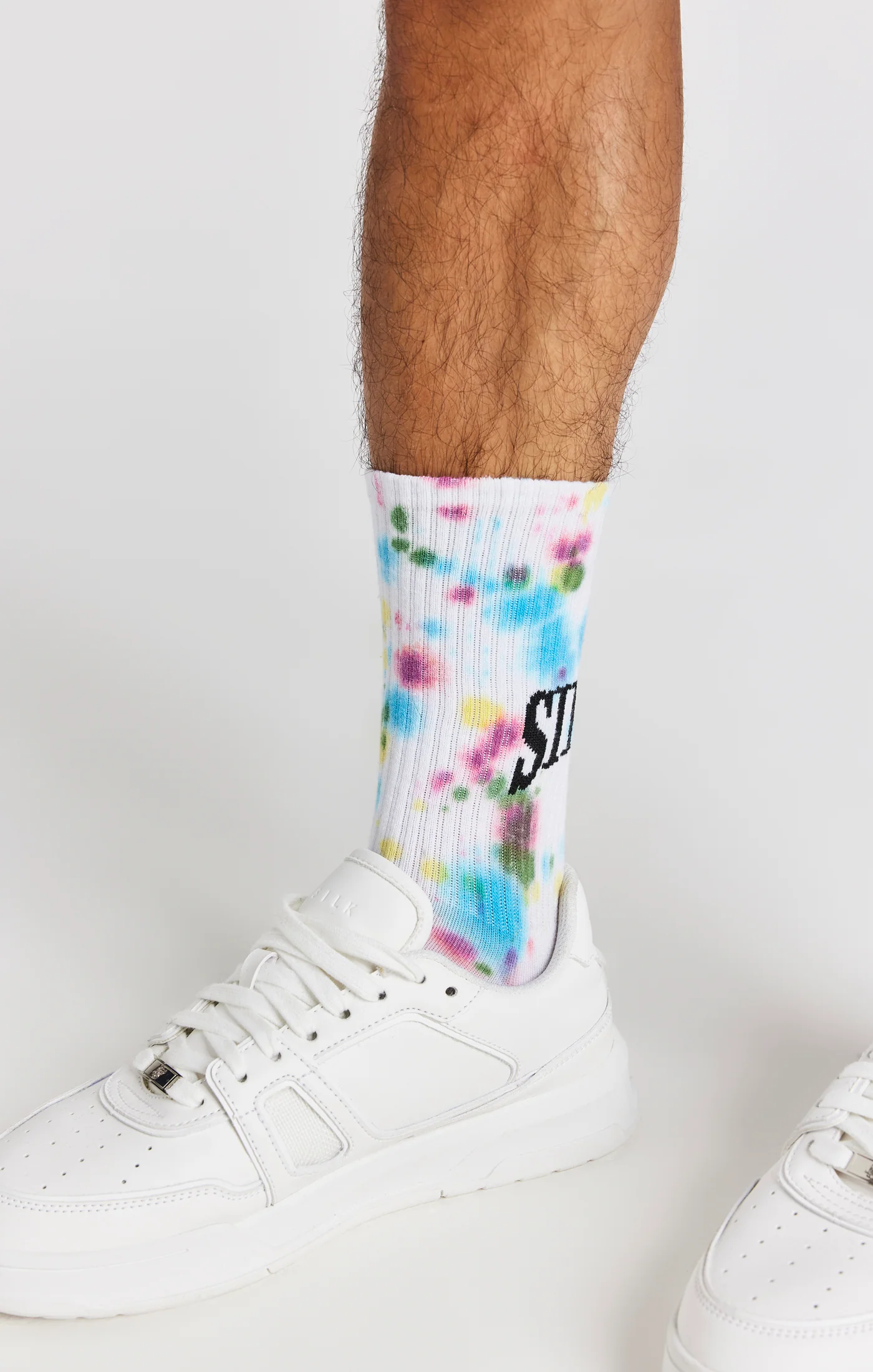 SikSilk Paint Slatter Socks (3 Pack) - White - Image 4