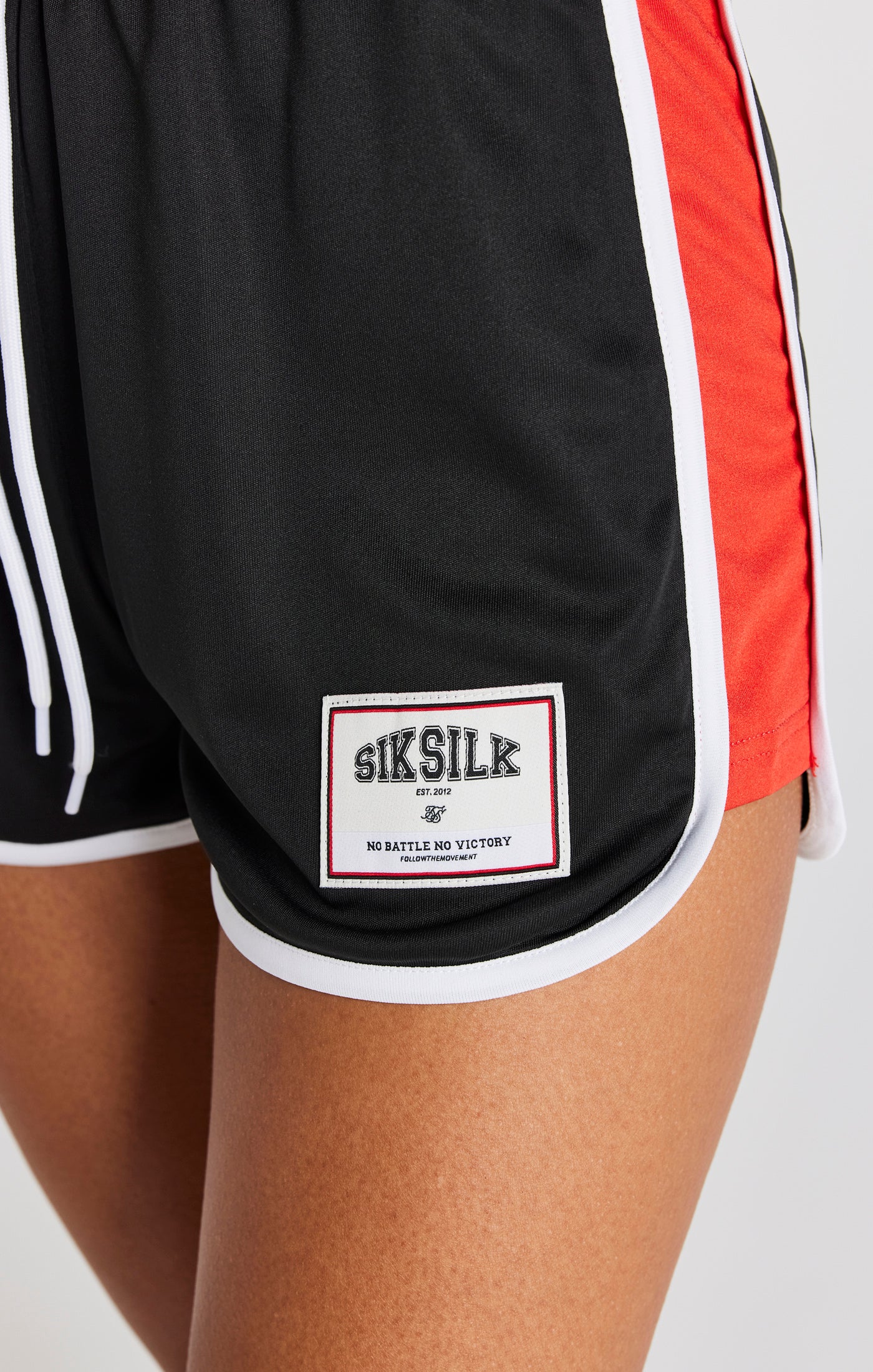 Black Panelled Runner Short - Image 6
