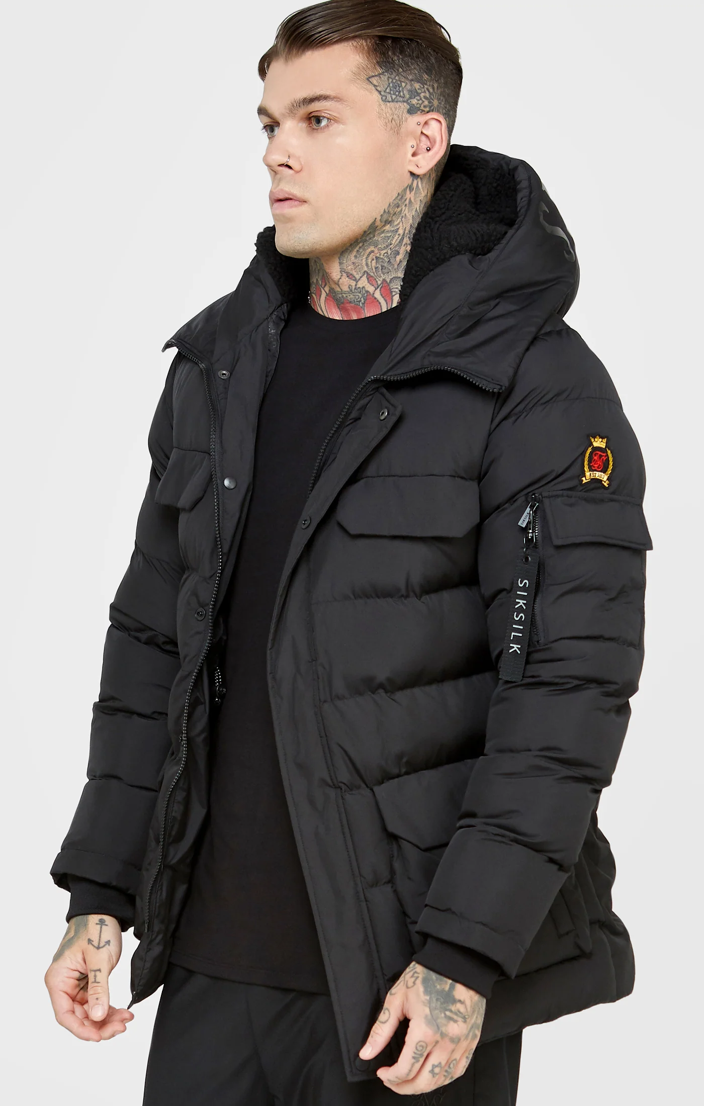 Black Parka Coat