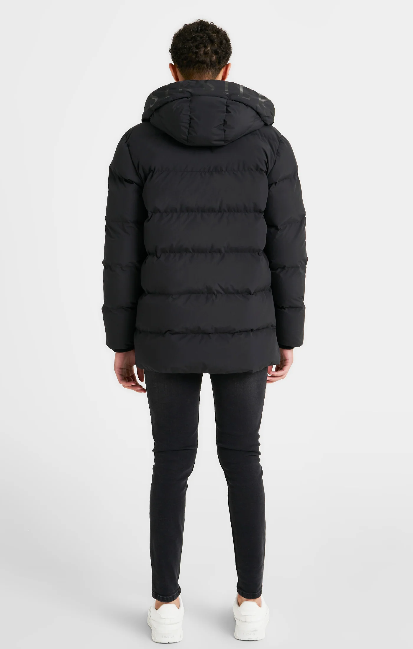 Boys Black Parka - Image 5