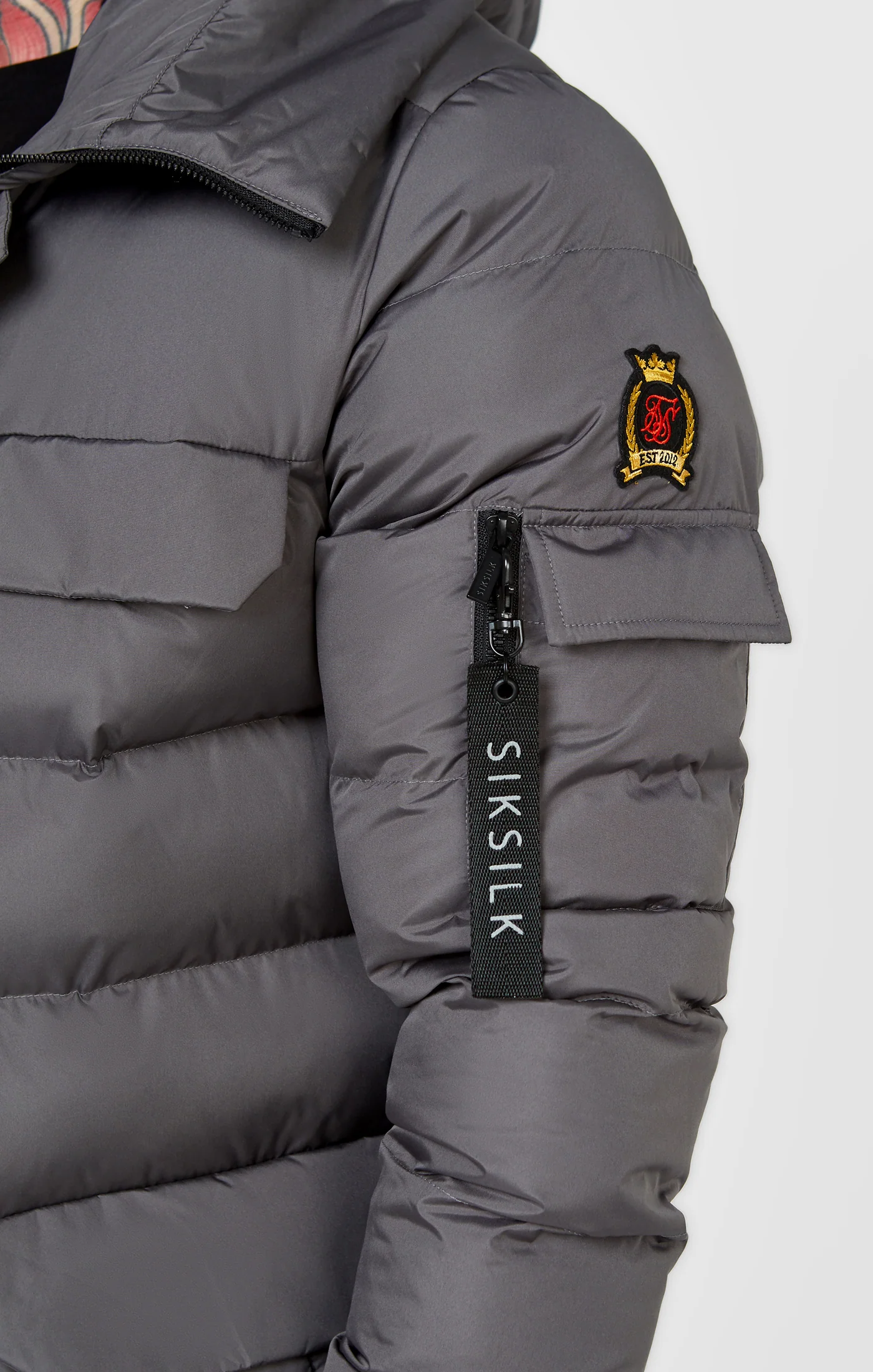 Charcoal Bomber Jacket - Image 2