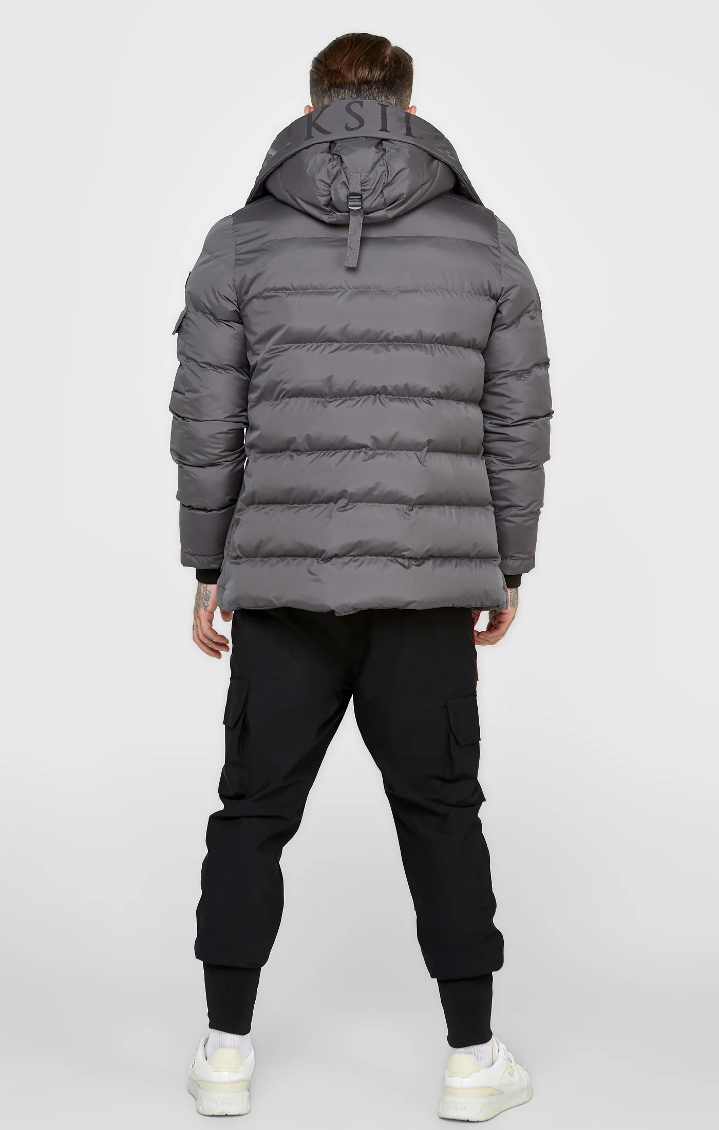 Charcoal Bomber Jacket - Image 5